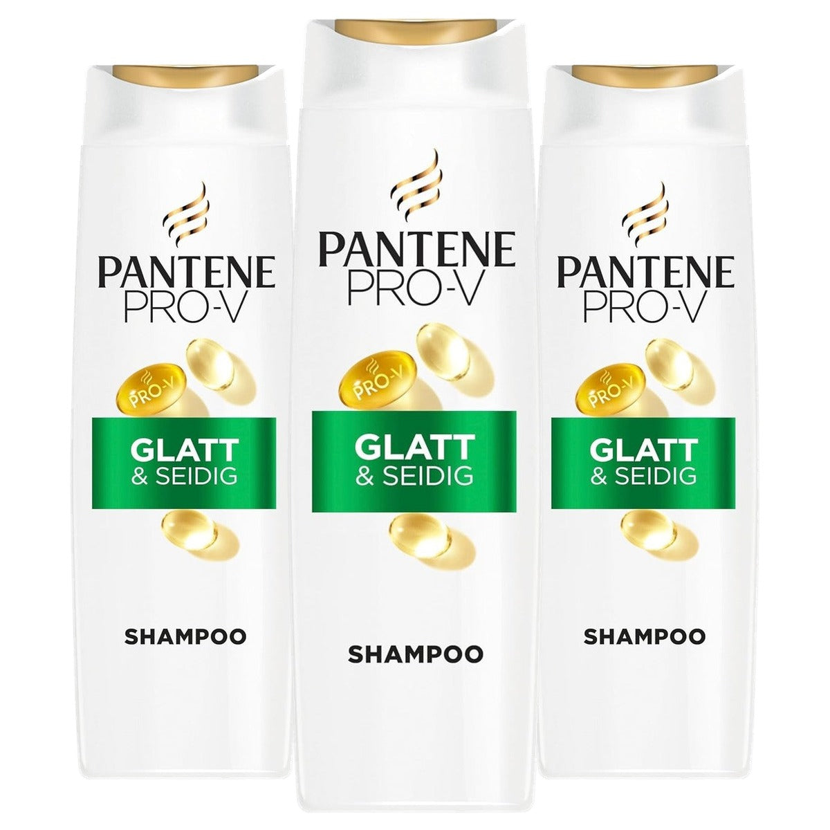 Pantene Pro-V Smooth & Silky Shampoo 3 x 500 ml - Voordeelverpakking