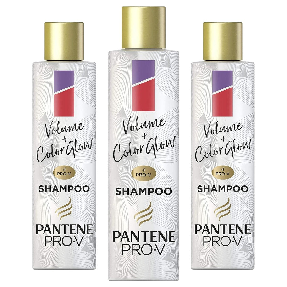 Pantene Pro-V Volume + Color Glow Shampoo 250 ml - 3 stuks