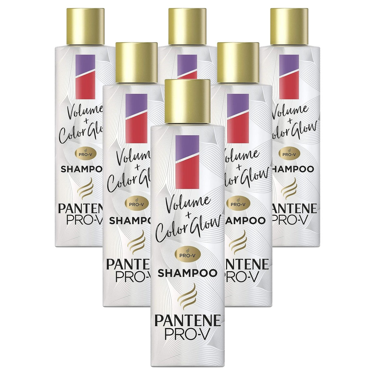 Pantene Pro-V Volume + Color Glow Shampoo 250 ml - 6 stuks