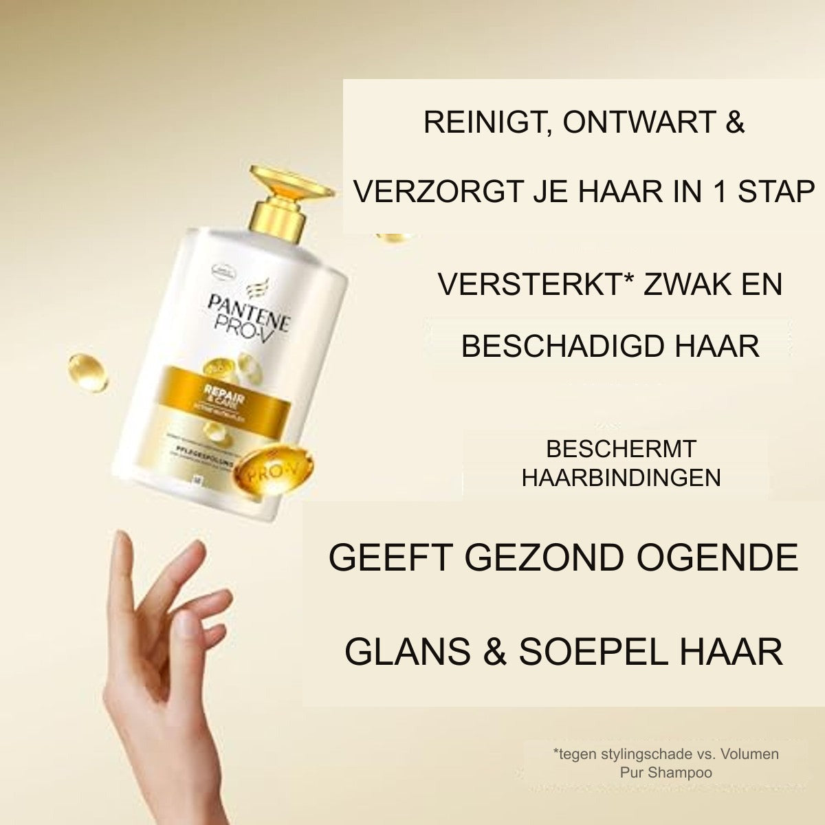 Pantene Pro-V Repair & Care Active Nutri-Plex Conditioner voor Beschadigd Haar met Pomp 800 ml