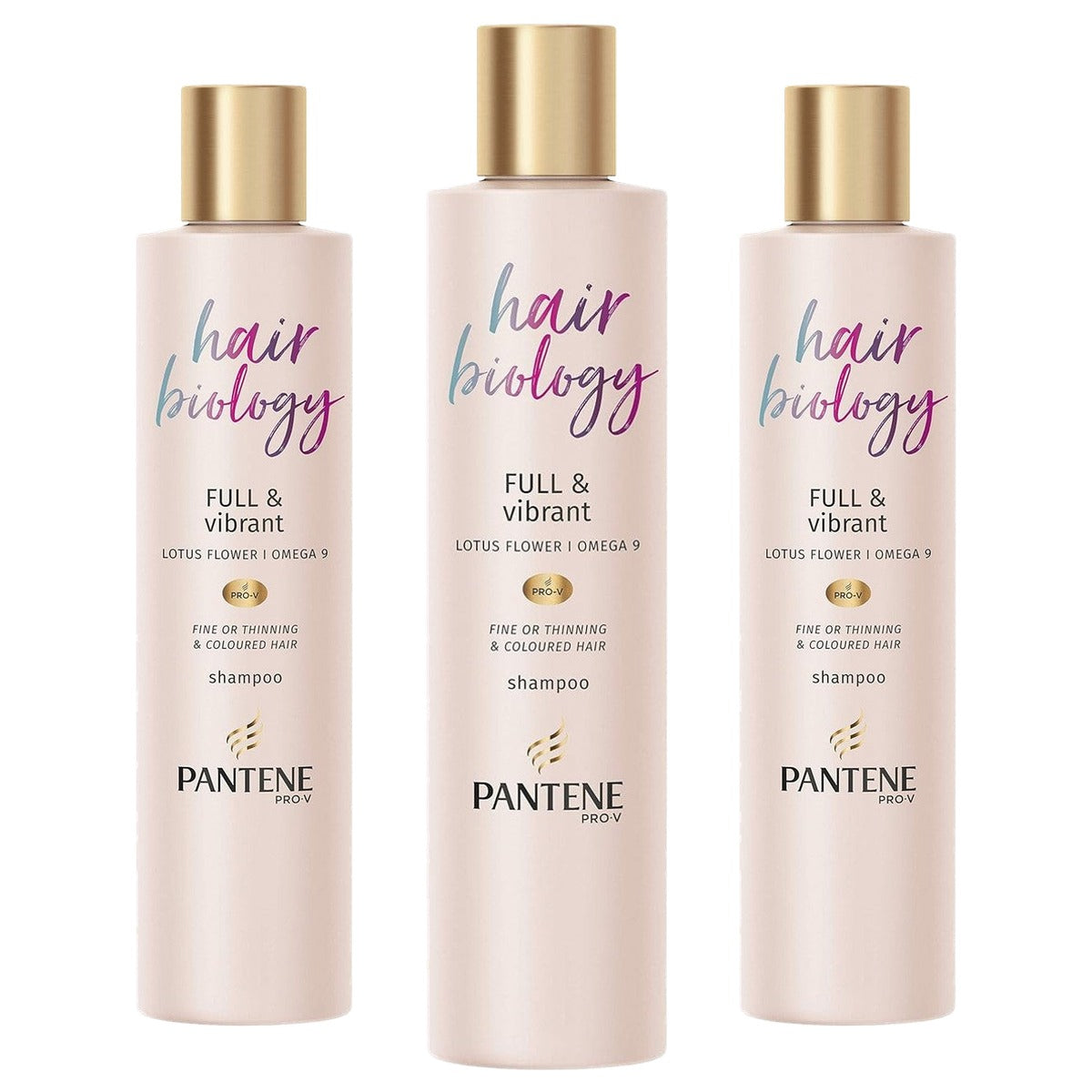 Pantene Shampoo Vol en Levendig 250 ml - 3 stuks