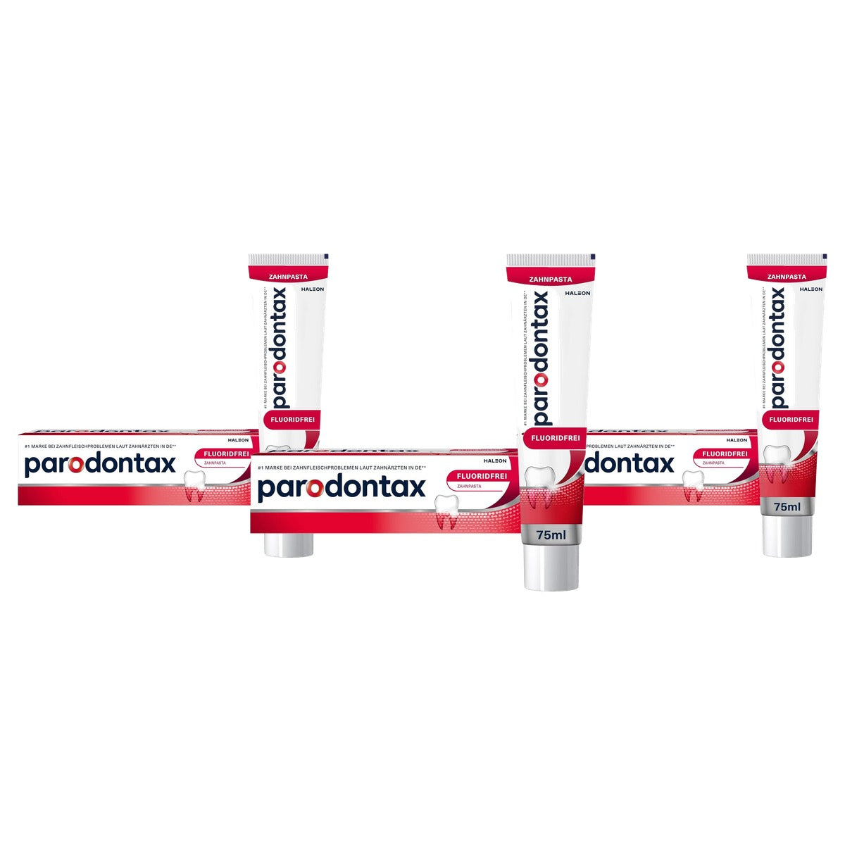 Parodontax Classic fluoridevrije tandpasta 3 x 75 ml - Voordeelverpakking