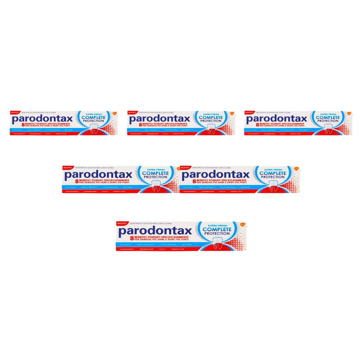 Parodontax Complete Protection Dentifrico 6 x 75 ml - Voordeelverpakking