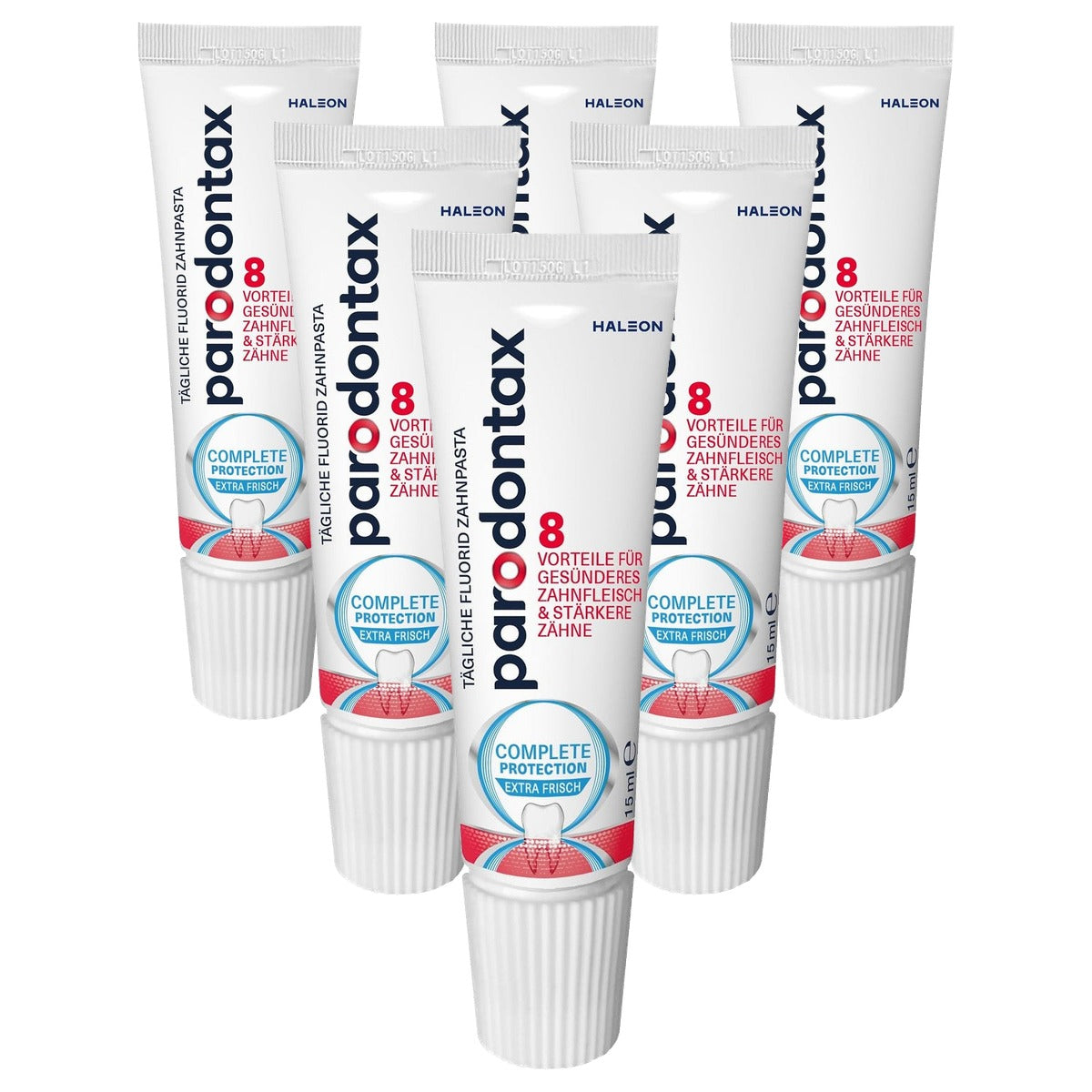Parodontax Complete Protection Extra Frisch 6 x 15 ml - Voordeelverpakking