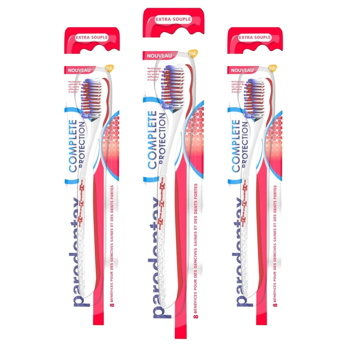 Parodontax Tandenborstel Complete Protection Extra Zacht - 3-pack