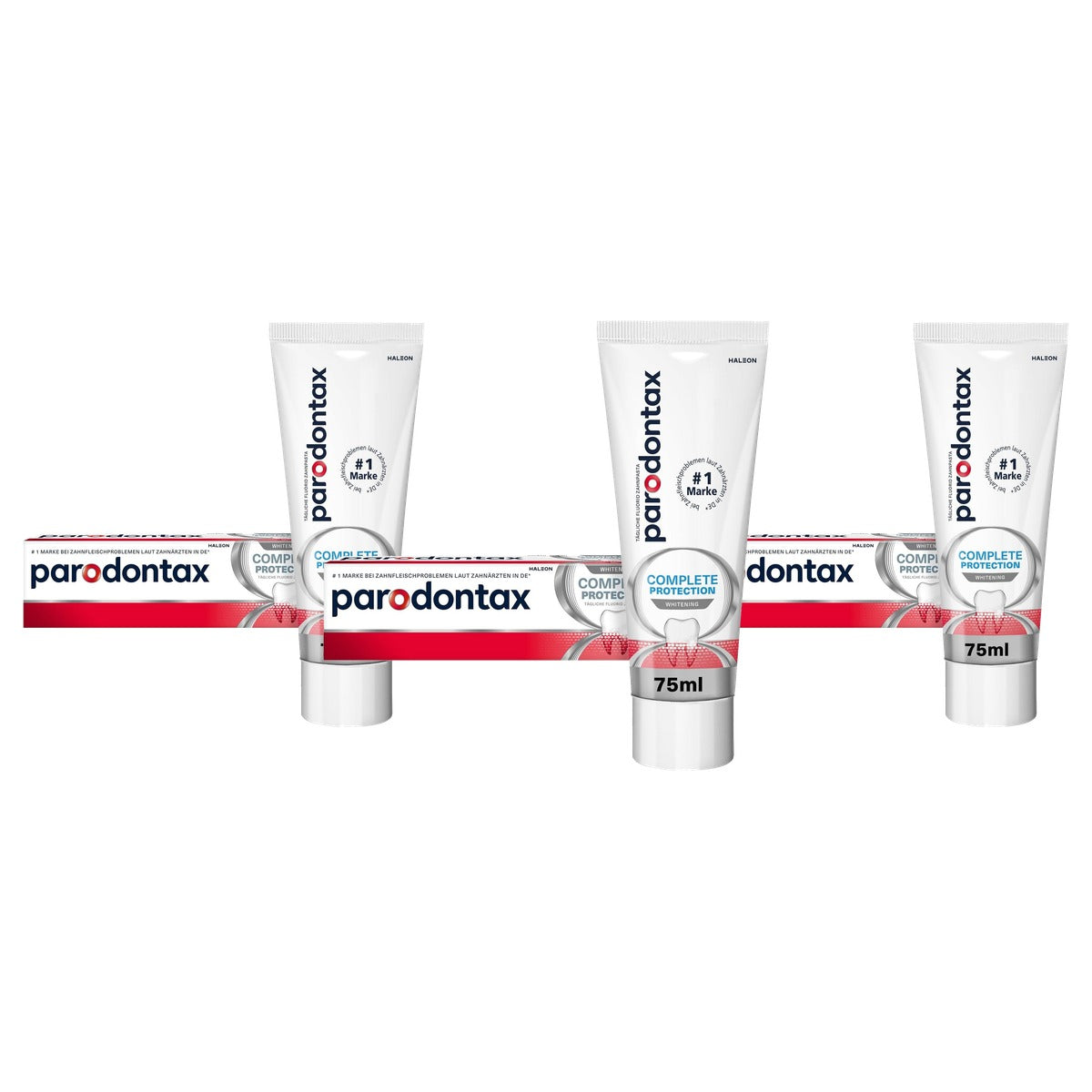 Parodontax Complete Protection Whitening tandpasta 3 x 75 ml - Voordeelverpakking