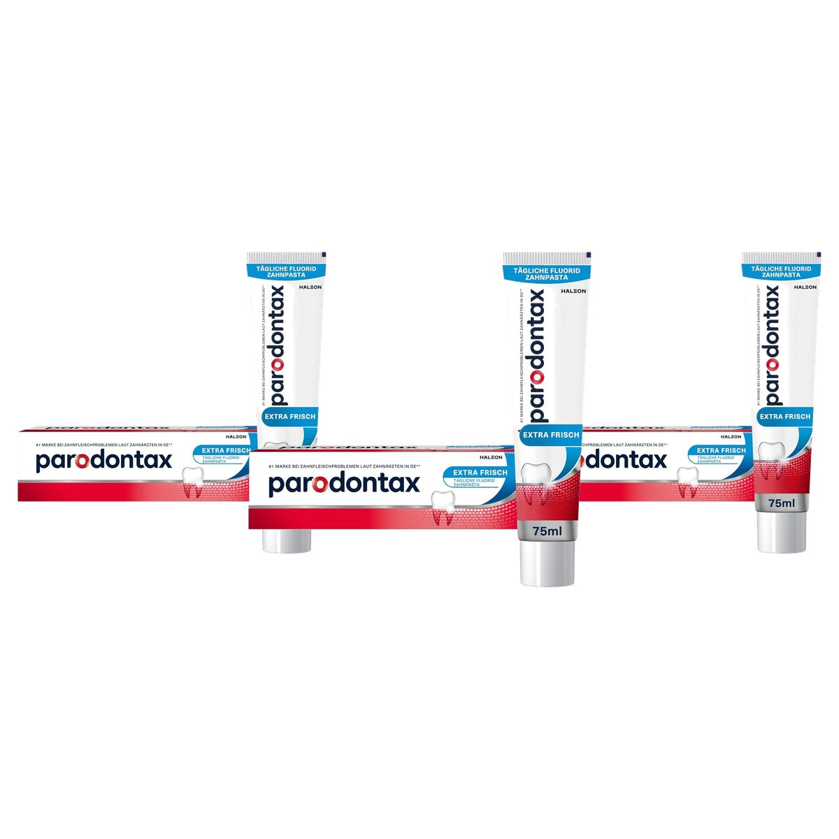 Parodontax Extra verse tandpasta 3 x 75 ml - Voordeelverpakking