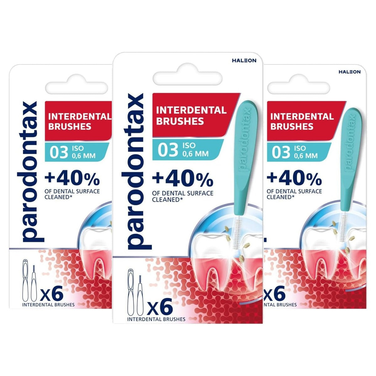 Parodontax Interdentale borstels (0,6 mm) X6 - 3-pack