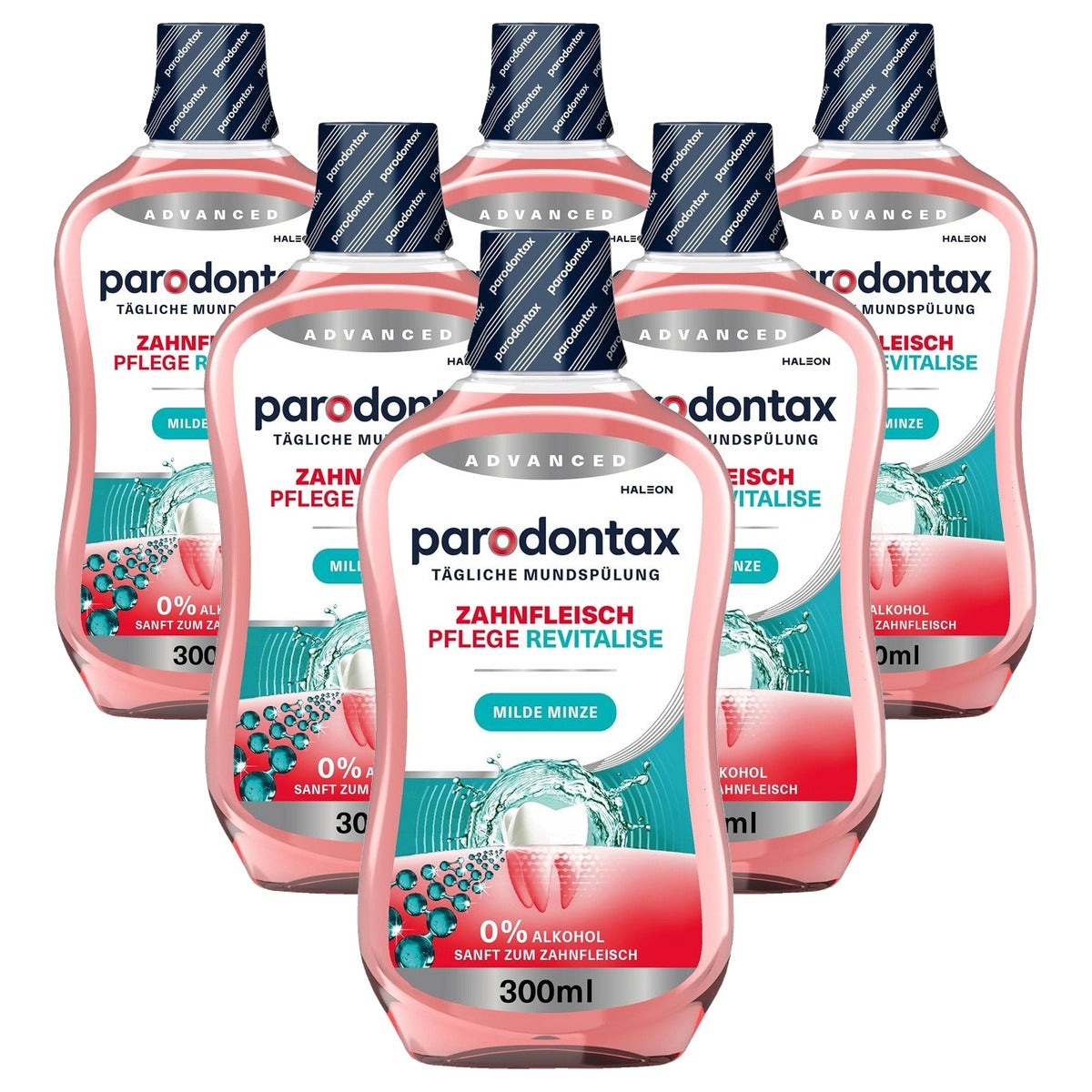 Parodontax Mondspoeling Tandvleesverzorging Revitalise 6 x 300 ml - Voordeelverpakking