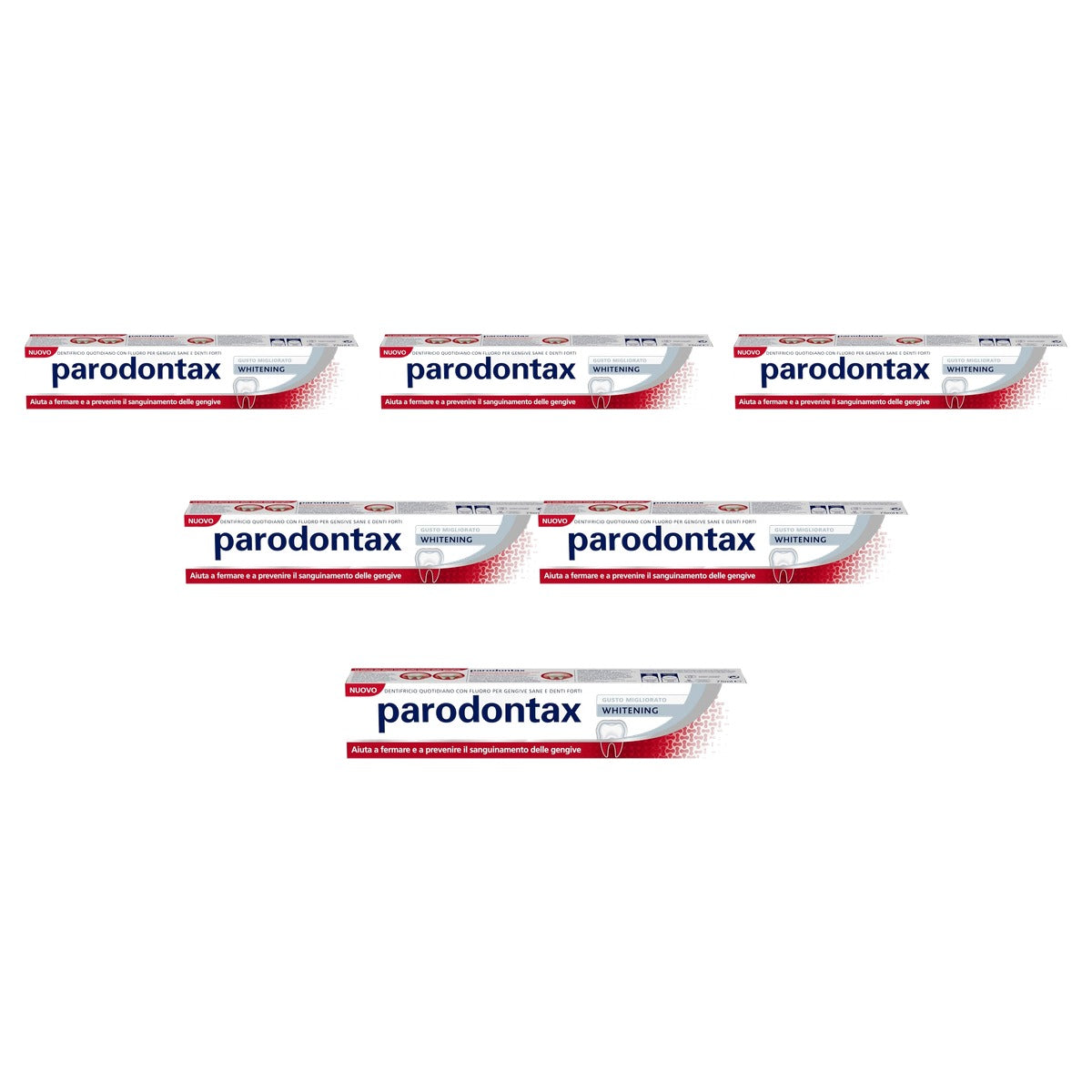Parodontax Parodontax Dentífrico Blanqueante 6 x 75 ml - Voordeelverpakking