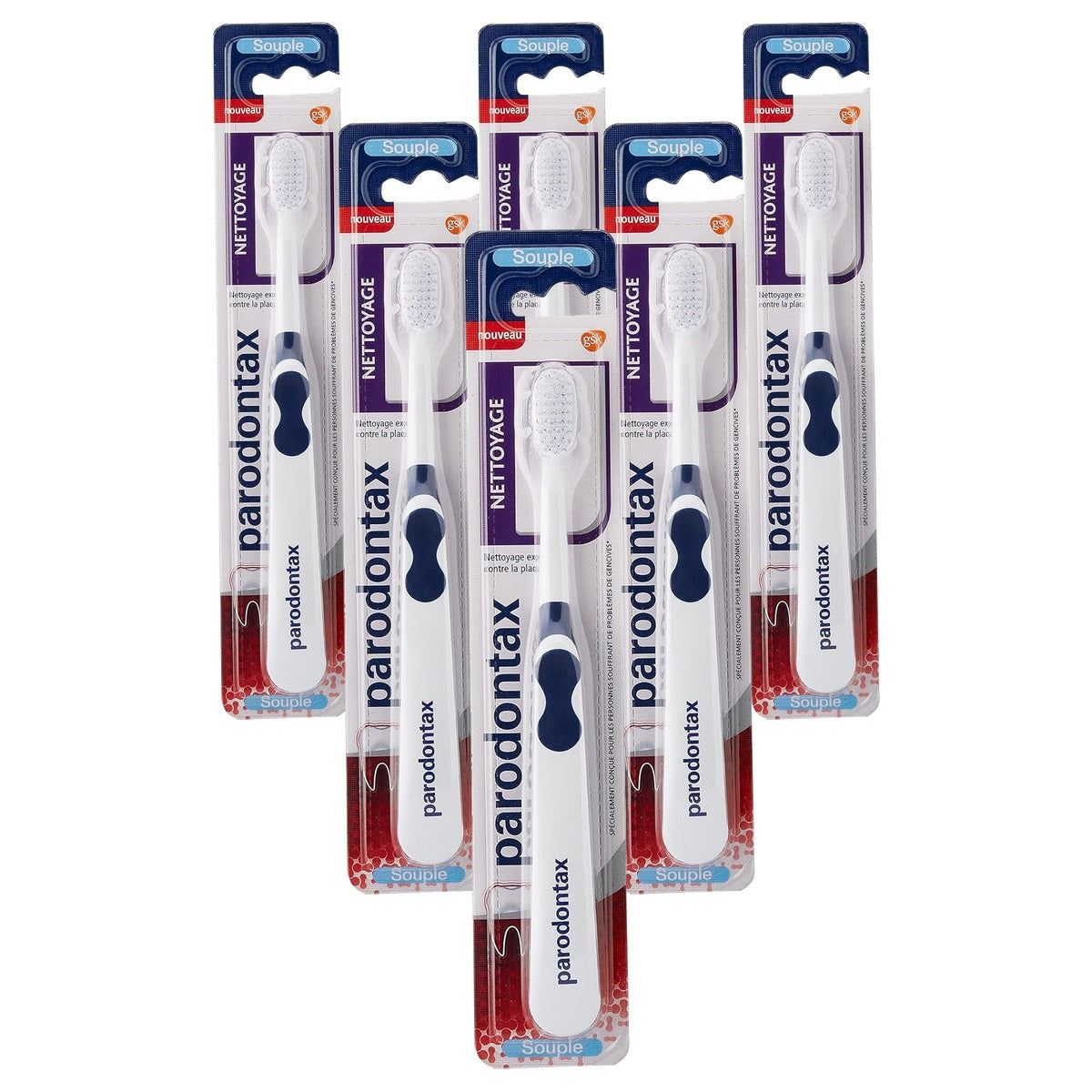 Parodontax Tandenborstel Zachte Reiniging - 6-pack
