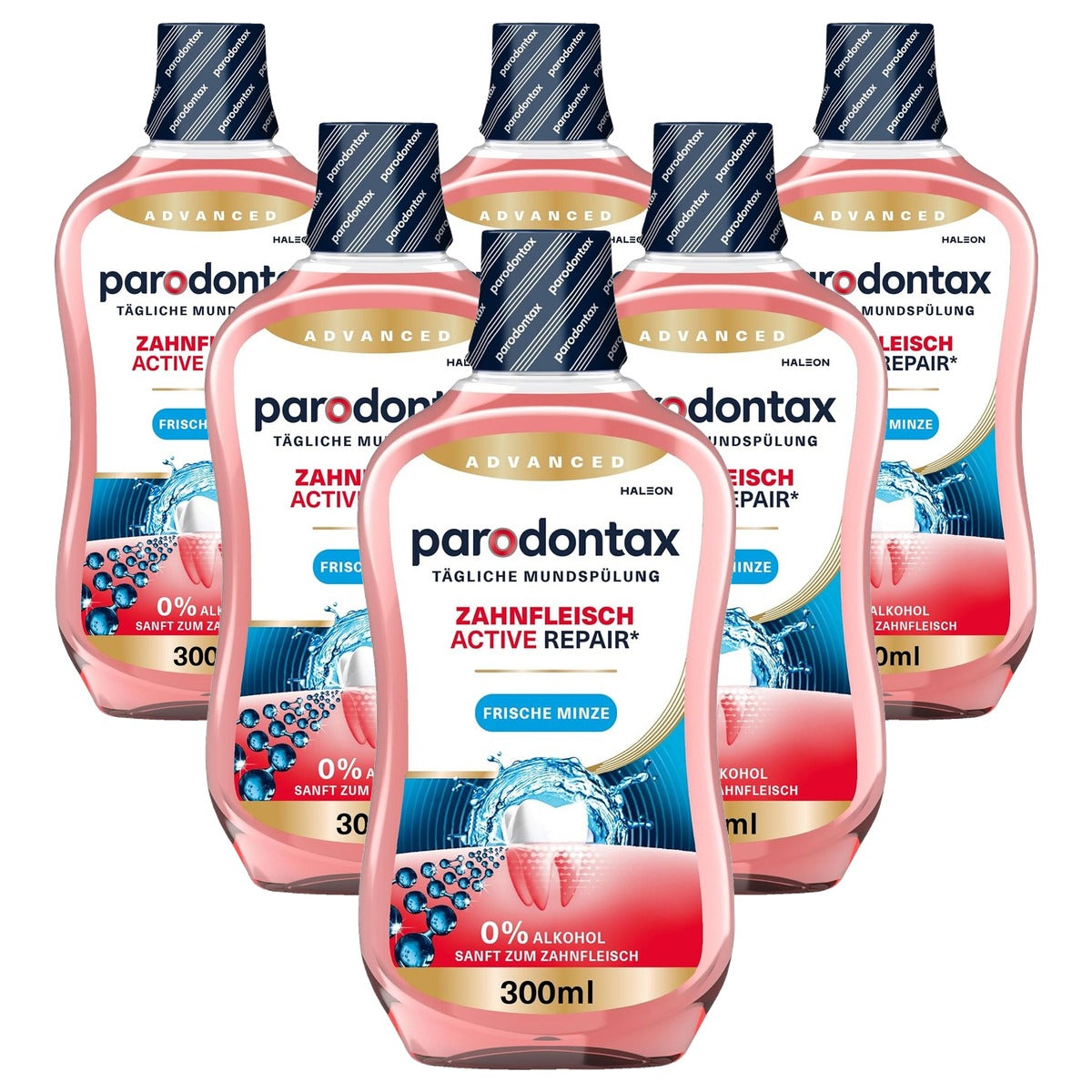 Parodontax Tandvlees Active Repair mondspoeling 6 x 300 ml - Voordeelverpakking
