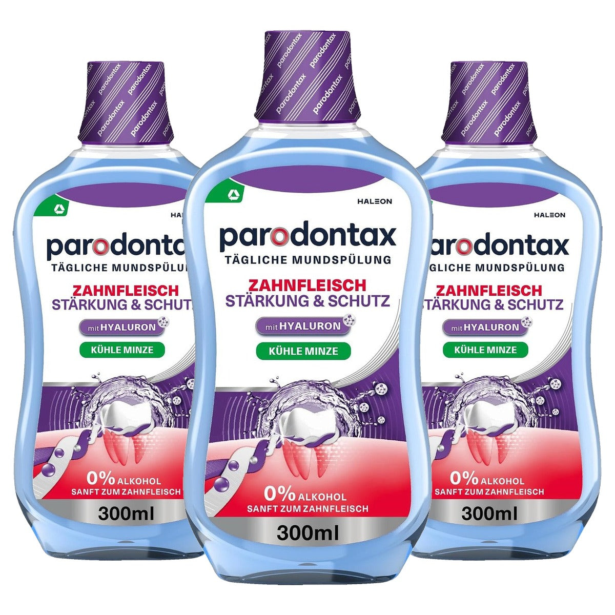 Parodontax Tandvlees versterking & bescherming 3 x 300 ml - Voordeelverpakking