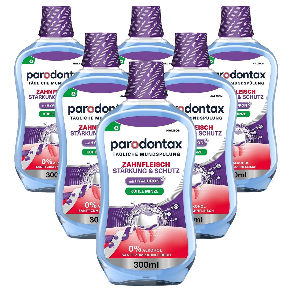 Parodontax Tandvlees versterking & bescherming 6 x 300 ml - Voordeelverpakking