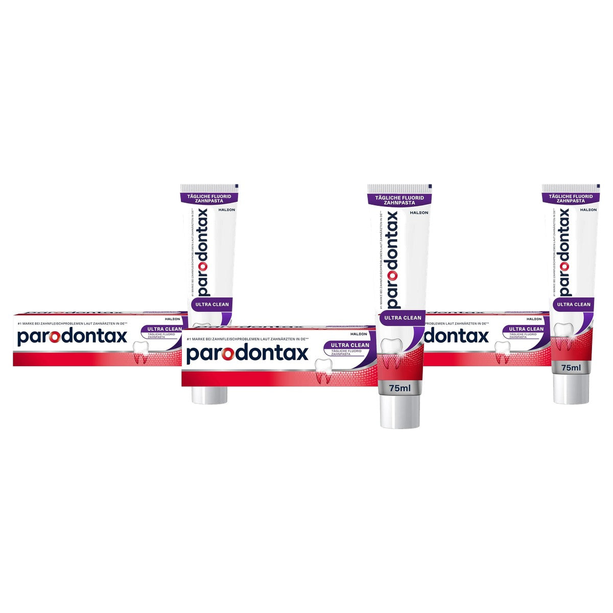 Parodontax Ultra Clean Tandpasta 3 x 75 ml - Voordeelverpakking