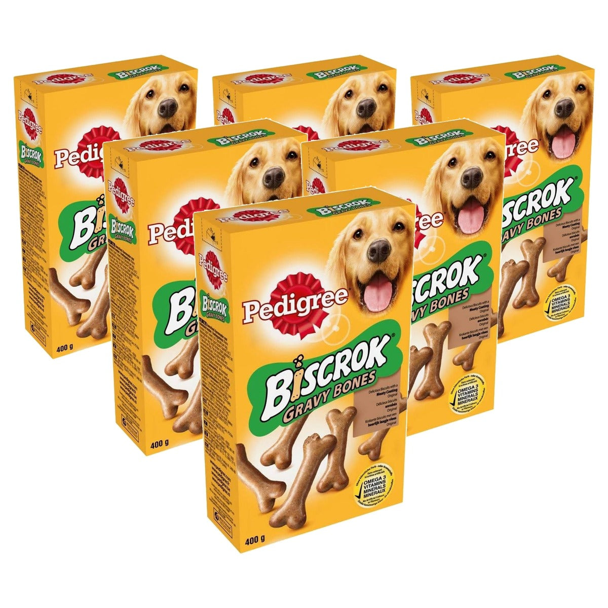 Pedigree Biscrok hondensnack koekjes - 6-pack