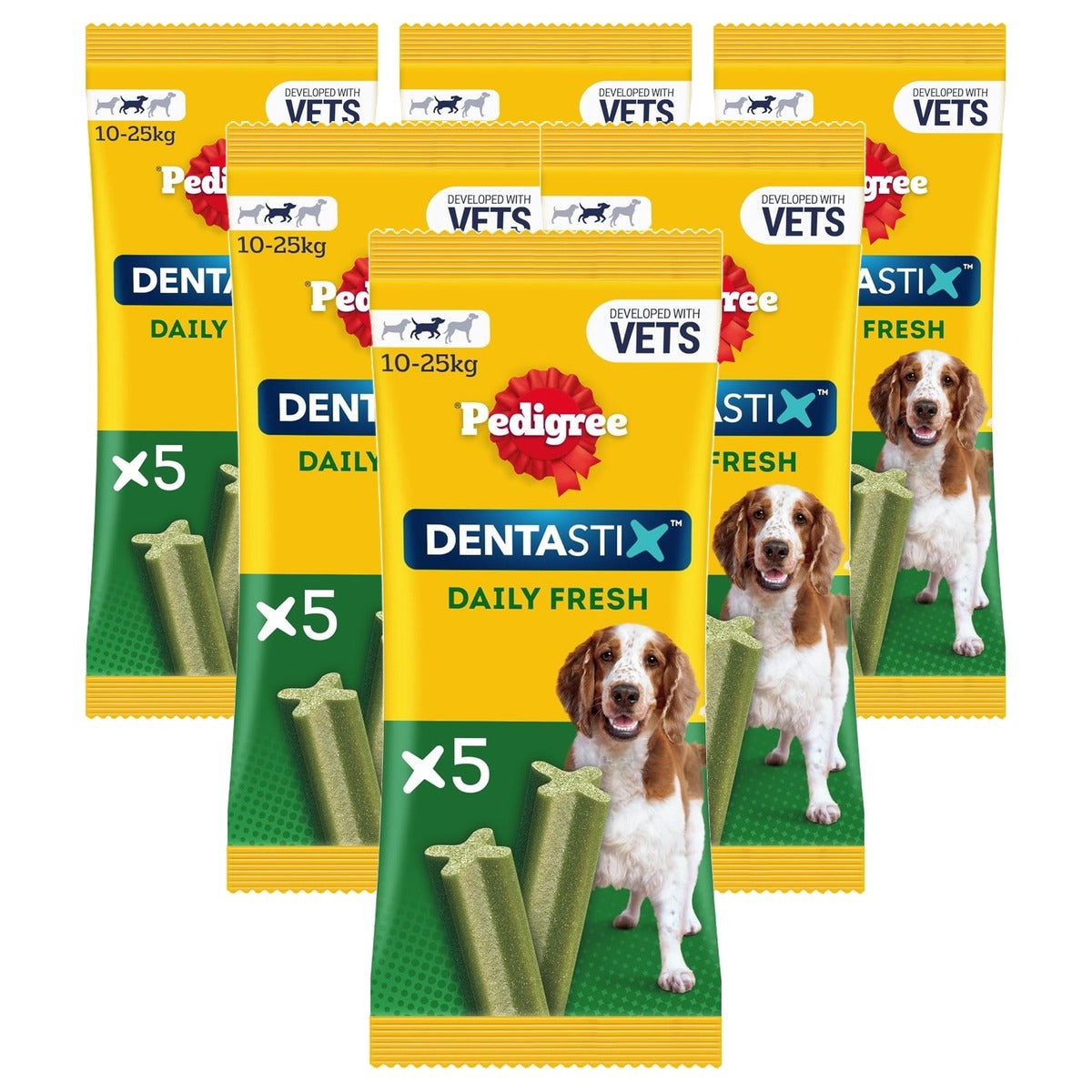 Pedigree Dentastix Fresh hondensnack middelgrote hond 14 x 5 stuks - 6-pack