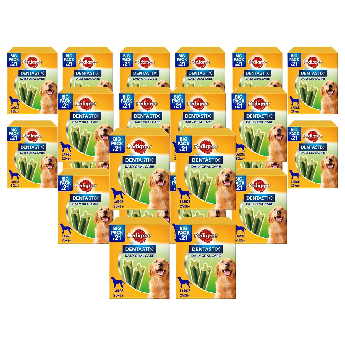 Pedigree Dentastix Fresh hondensnack grote hond 4 x 21 stuks - 6-pack