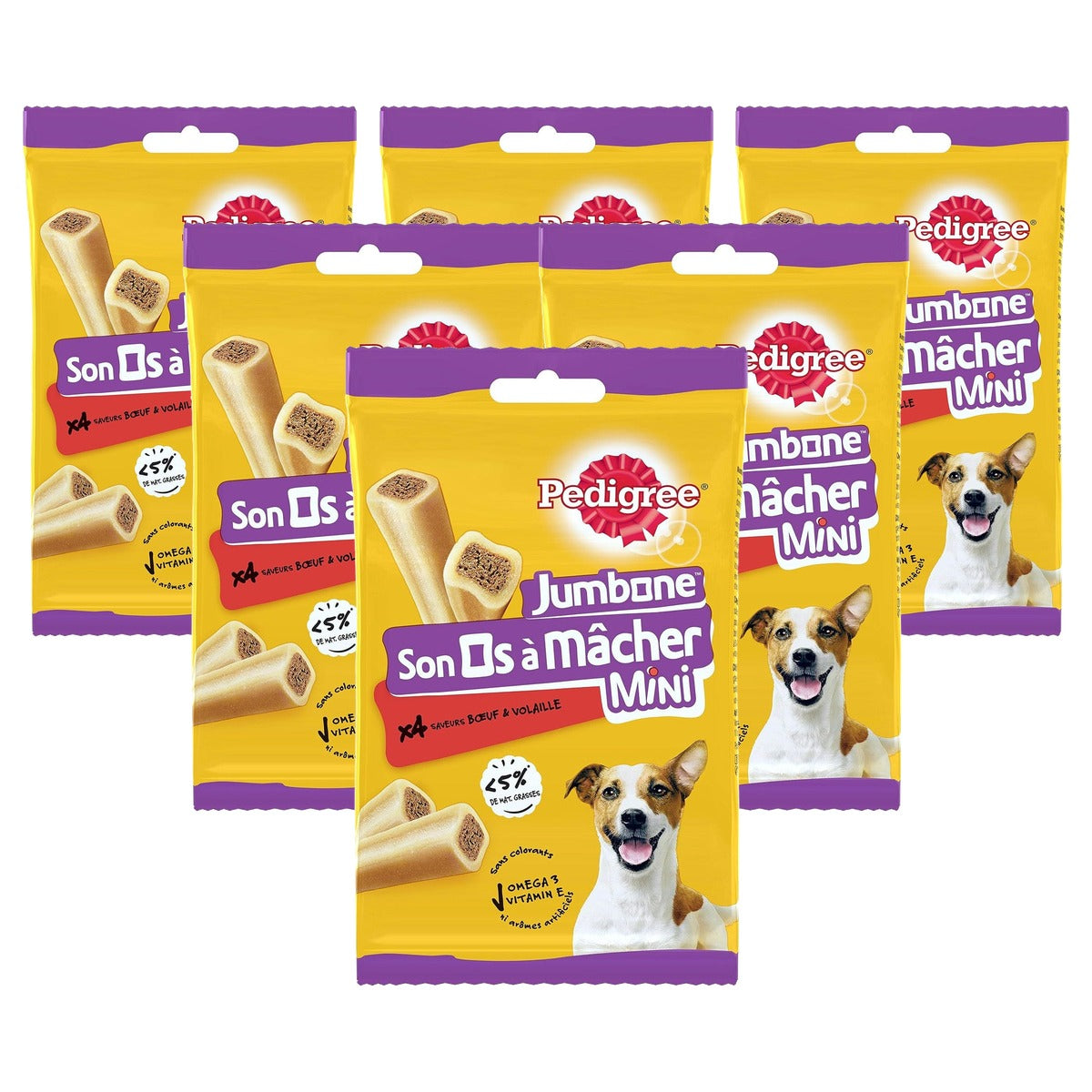 Pedigree Jumbone hondensnack kauwbotten kleine hond 8 x 4 stuks - 6-pack
