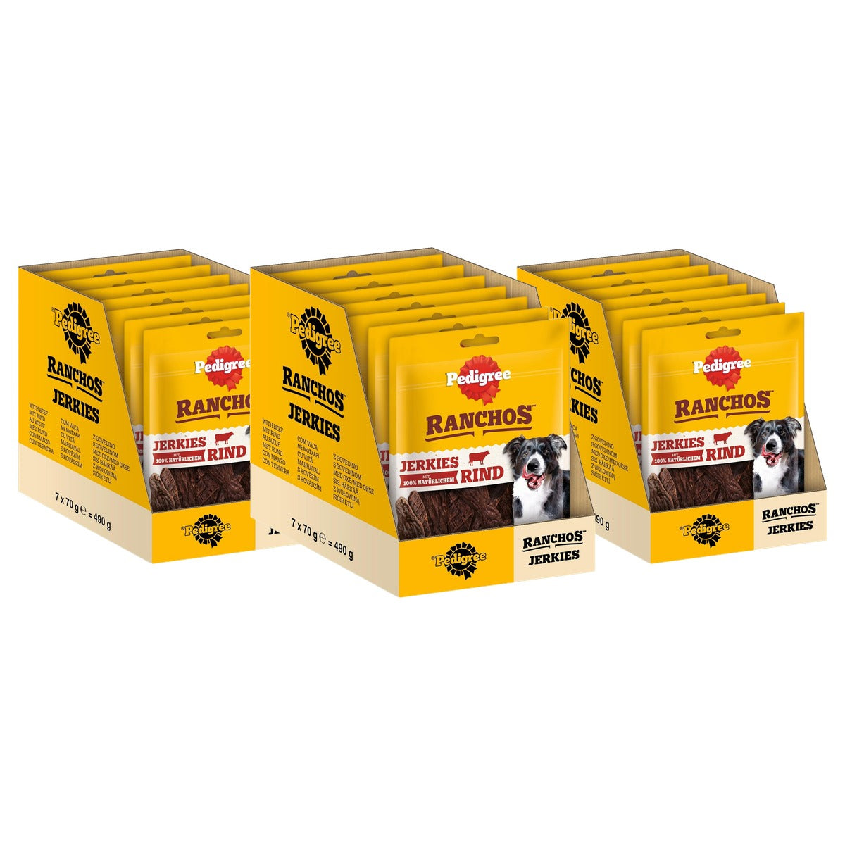 Pedigree Ranchos Originals hondensnack 7 x 70 g - 3-pack