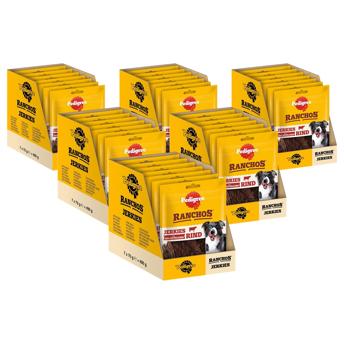 Pedigree Ranchos Originals hondensnack 7 x 70 g - 6-pack