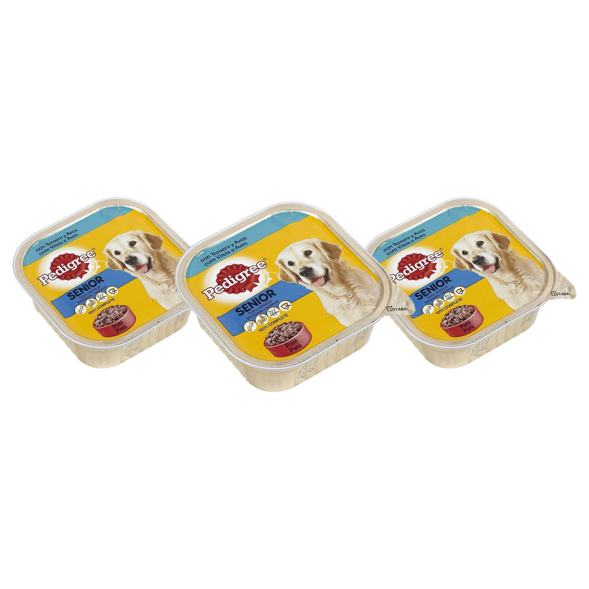 Pedigree Tarrina Senior hondenvoer 300 g - 3-pack