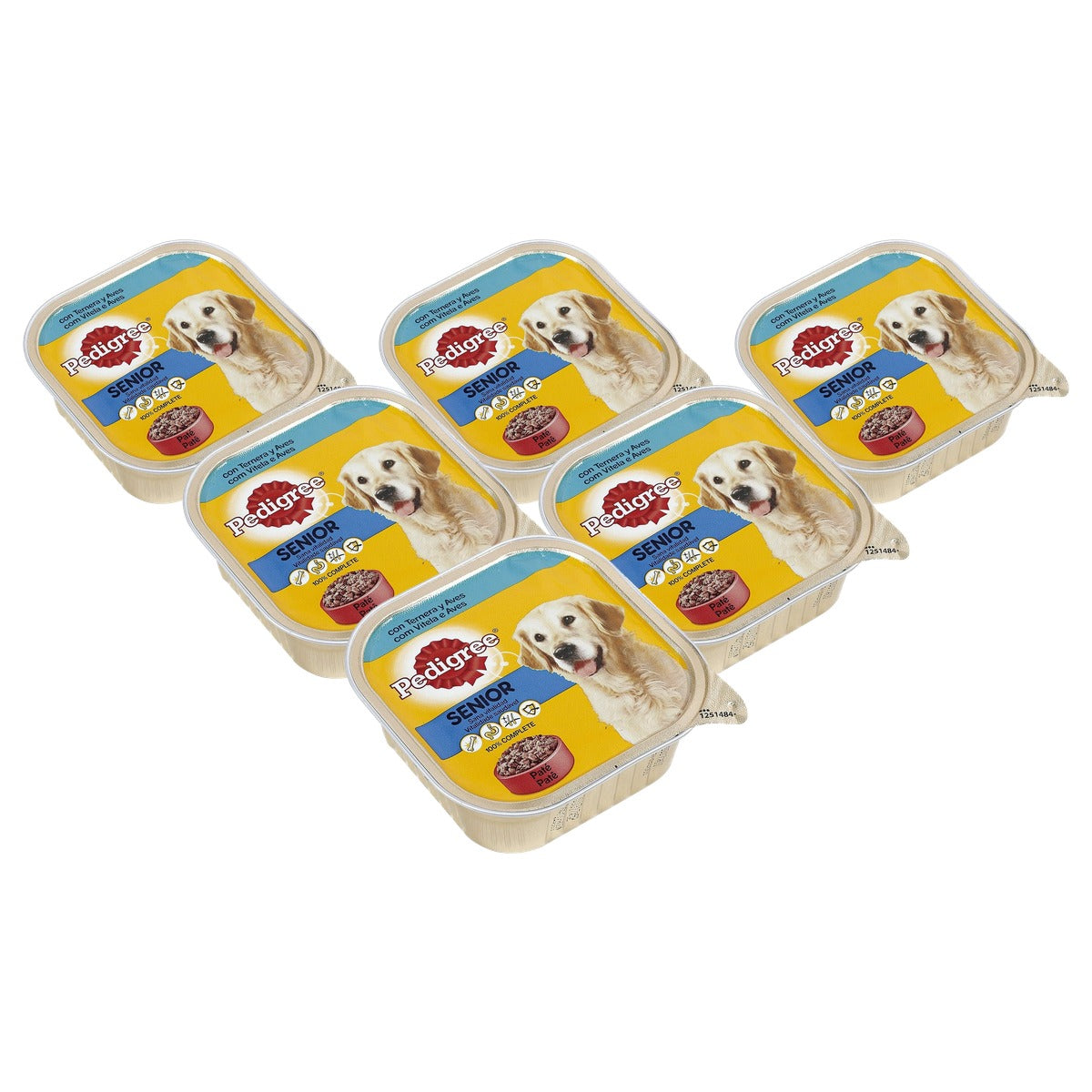 Pedigree Tarrina Senior hondenvoer 300 g - 6-pack
