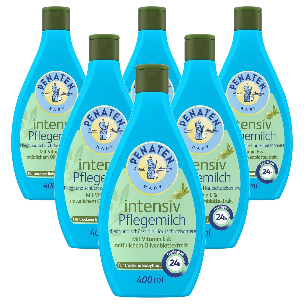 PENATEN Intensiv Baby verzorgende melk 6 x 400 ml - Voordeelverpakking