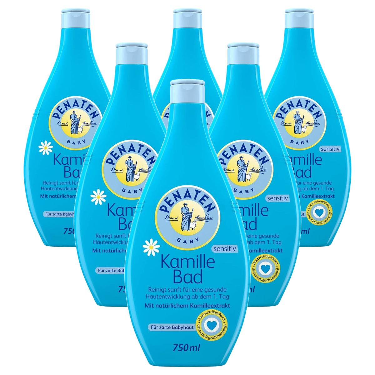 Penaten Kamille Bad 6 x 750 ml - Voordeelverpakking