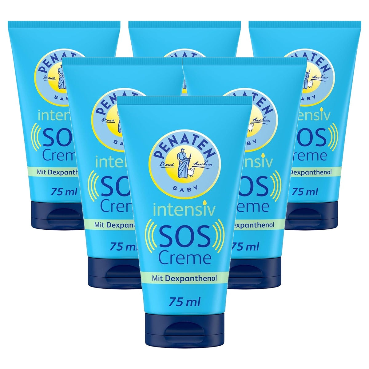 Penaten Kleine Helper SOS-crème 6 x 75 ml - Voordeelverpakking