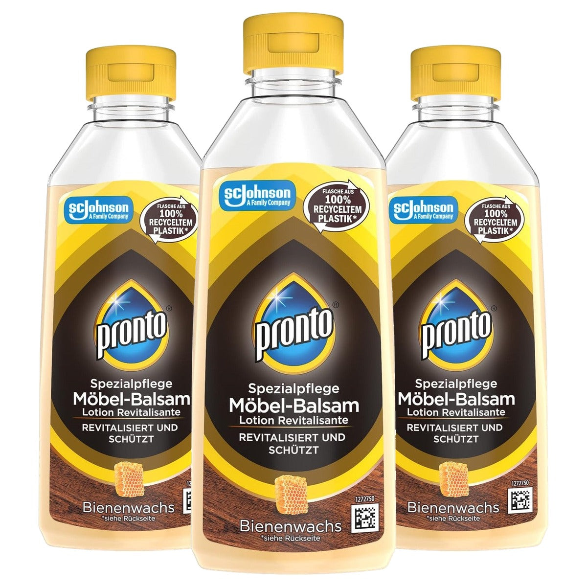 Pronto Meubelbalsem Bijenwas 3 x 250 ml - Voordeelverpakking