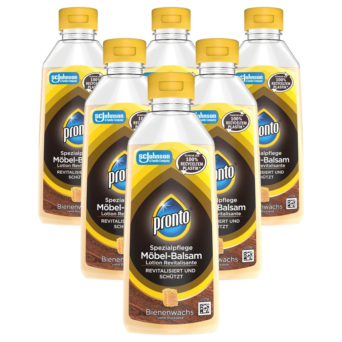 Pronto Meubelbalsem Bijenwas 6 x 250 ml - Voordeelverpakking