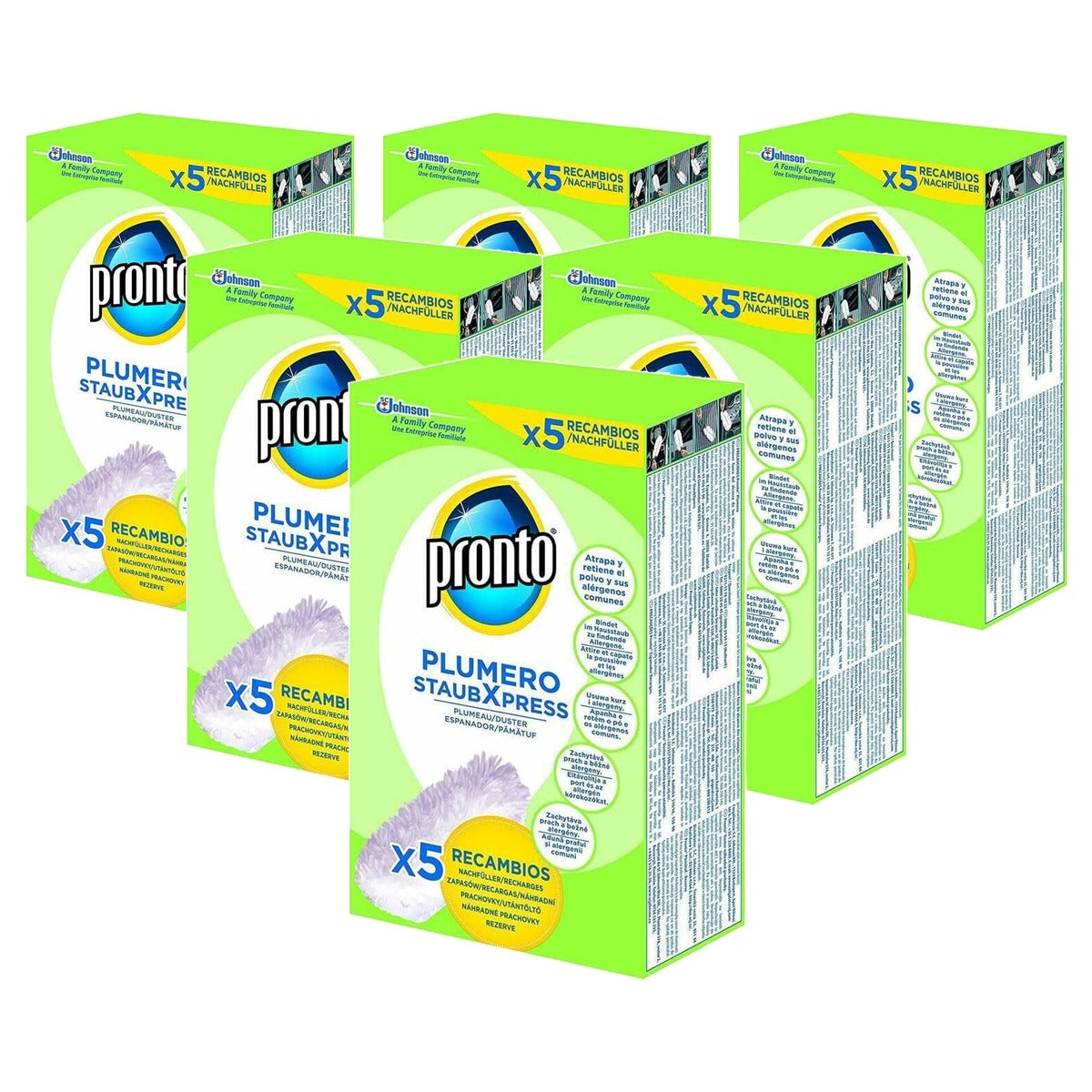 Pronto StaubXpress Navulling 5 navullingen - 6-pack