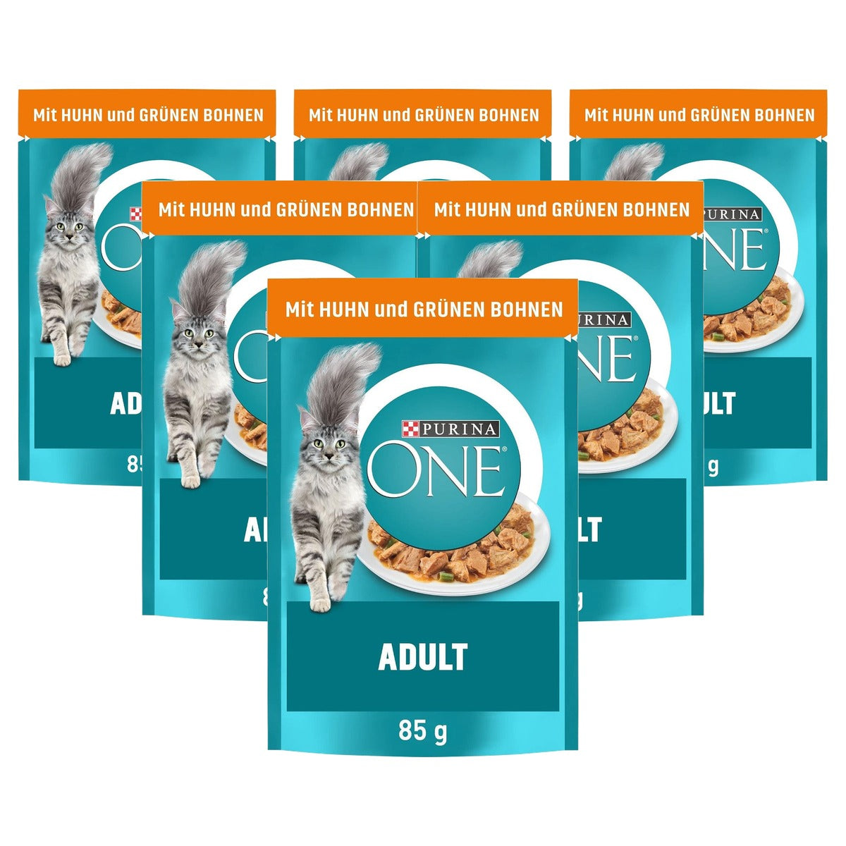 Purina One Volwassene natvoer kattenvoer kip 26 x 85 g - 6-pack