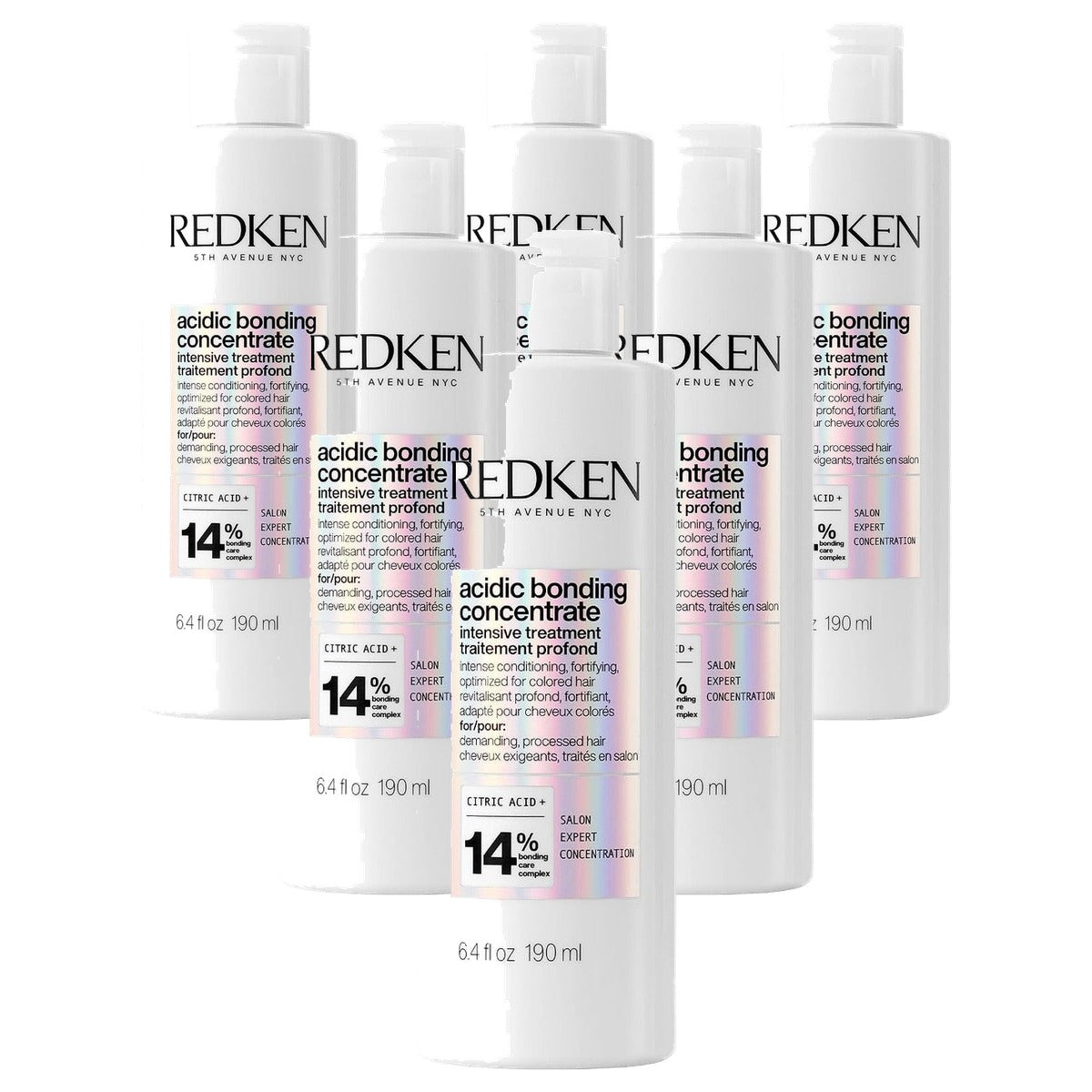 Redken Acidic Bonding Concentrate Intensieve Treatment 190 ml - 6-pack
