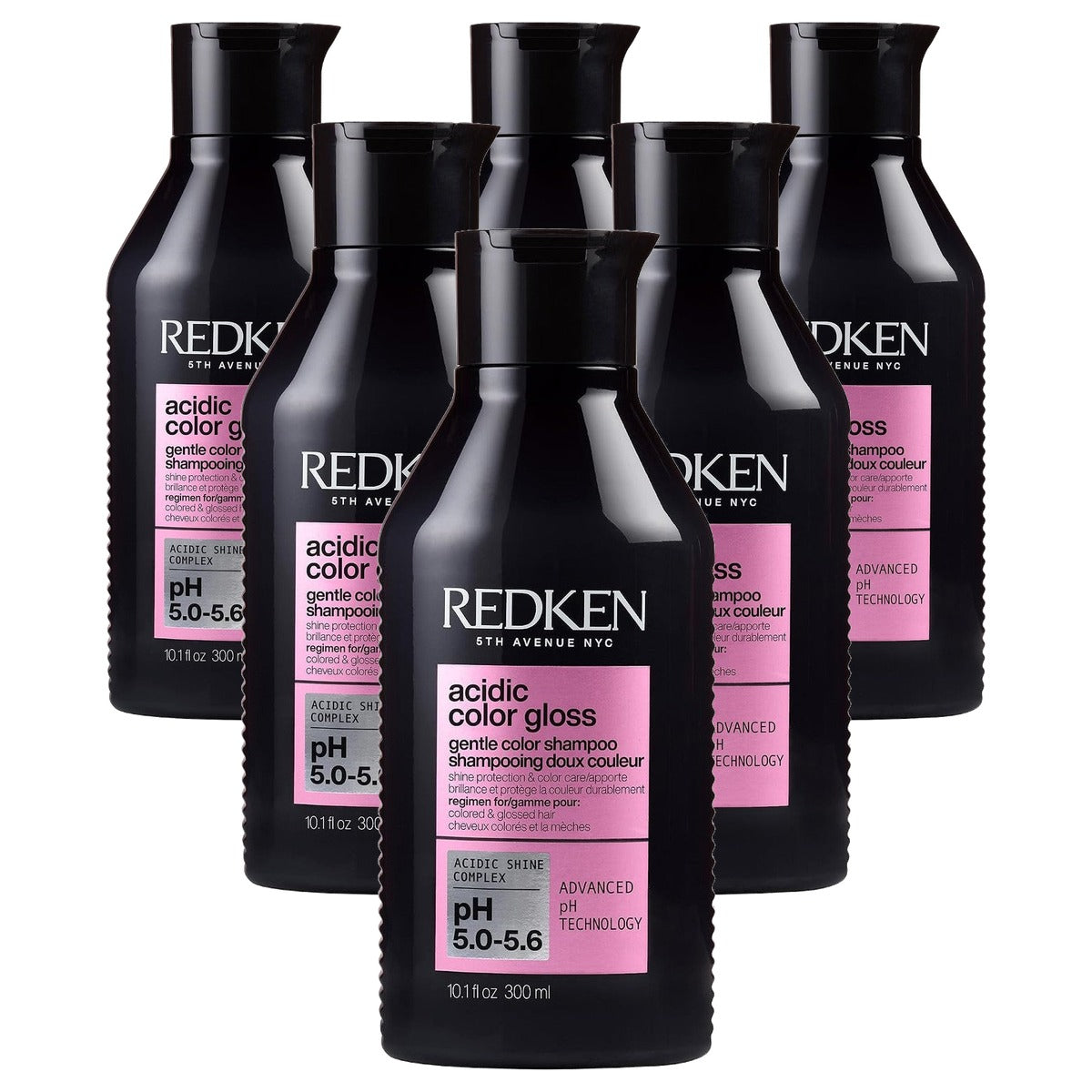 Redken Acidic Color Gloss Shampoo voor Gekleurd Haar 300 ml - 6-pack