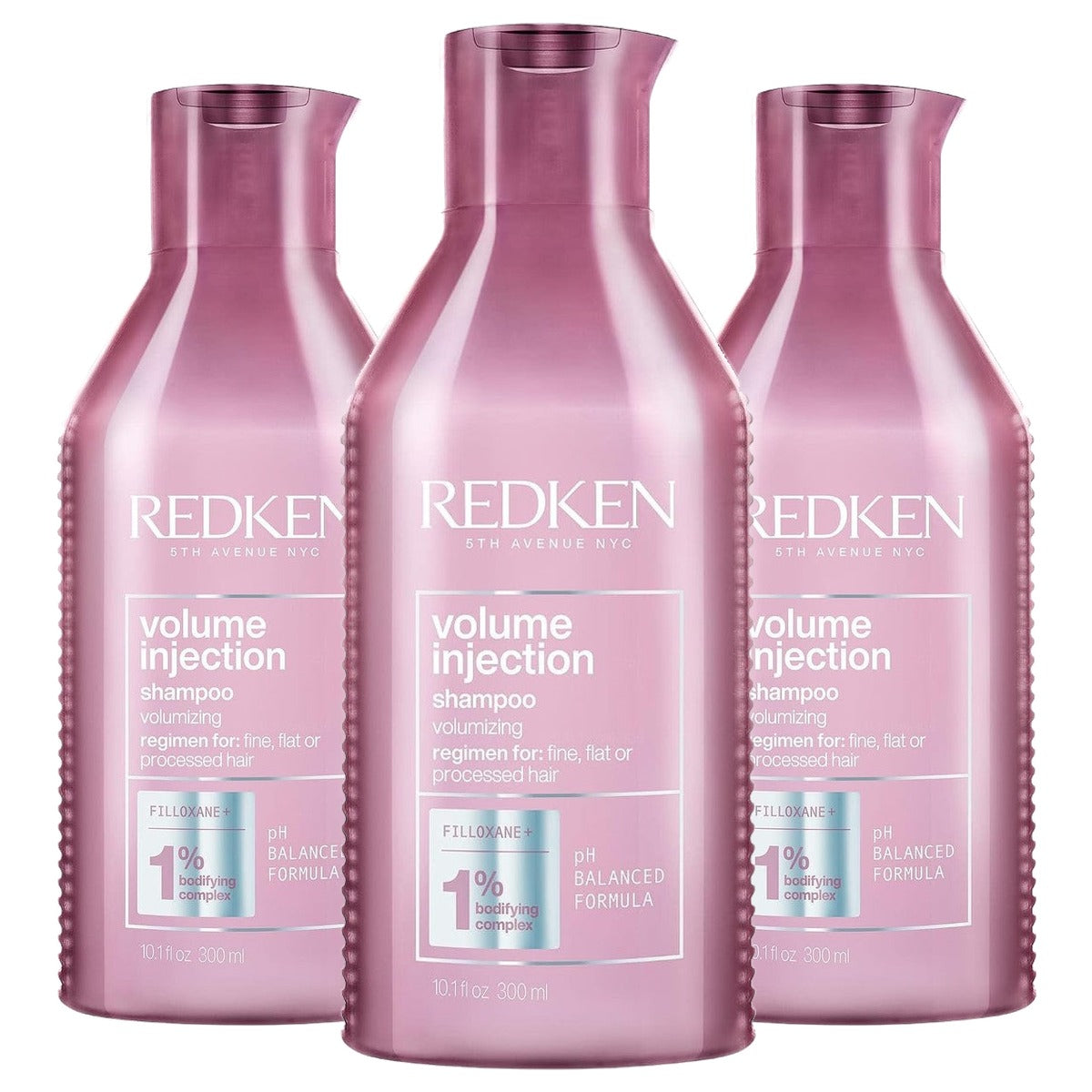 Redken High Rise Volume Injection Shampoo met Filloxanen 300 ml - 3-pack