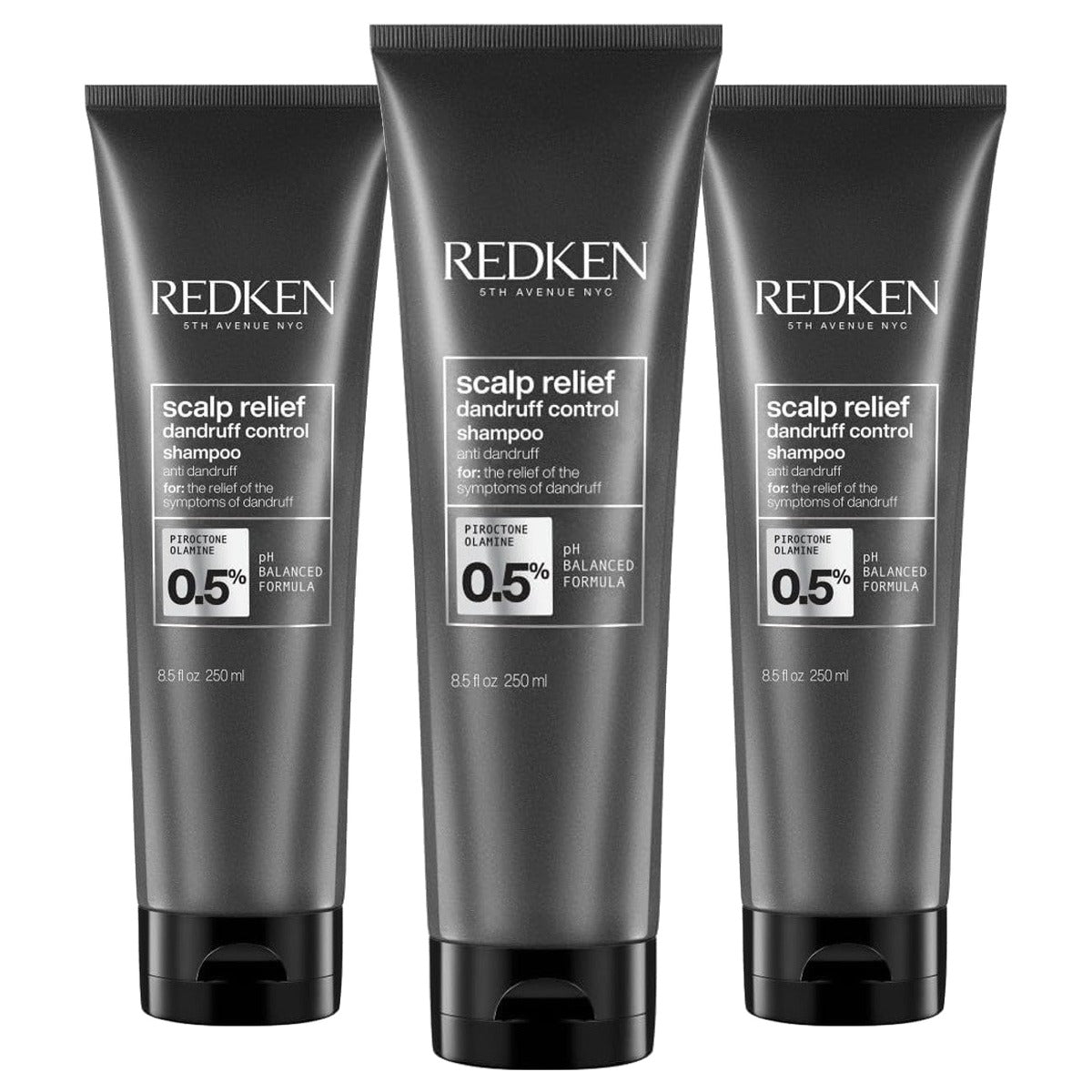 Redken Scalp Relief Dandruff Control Shampoo met Lavendelextract 250 ml - 3-pack