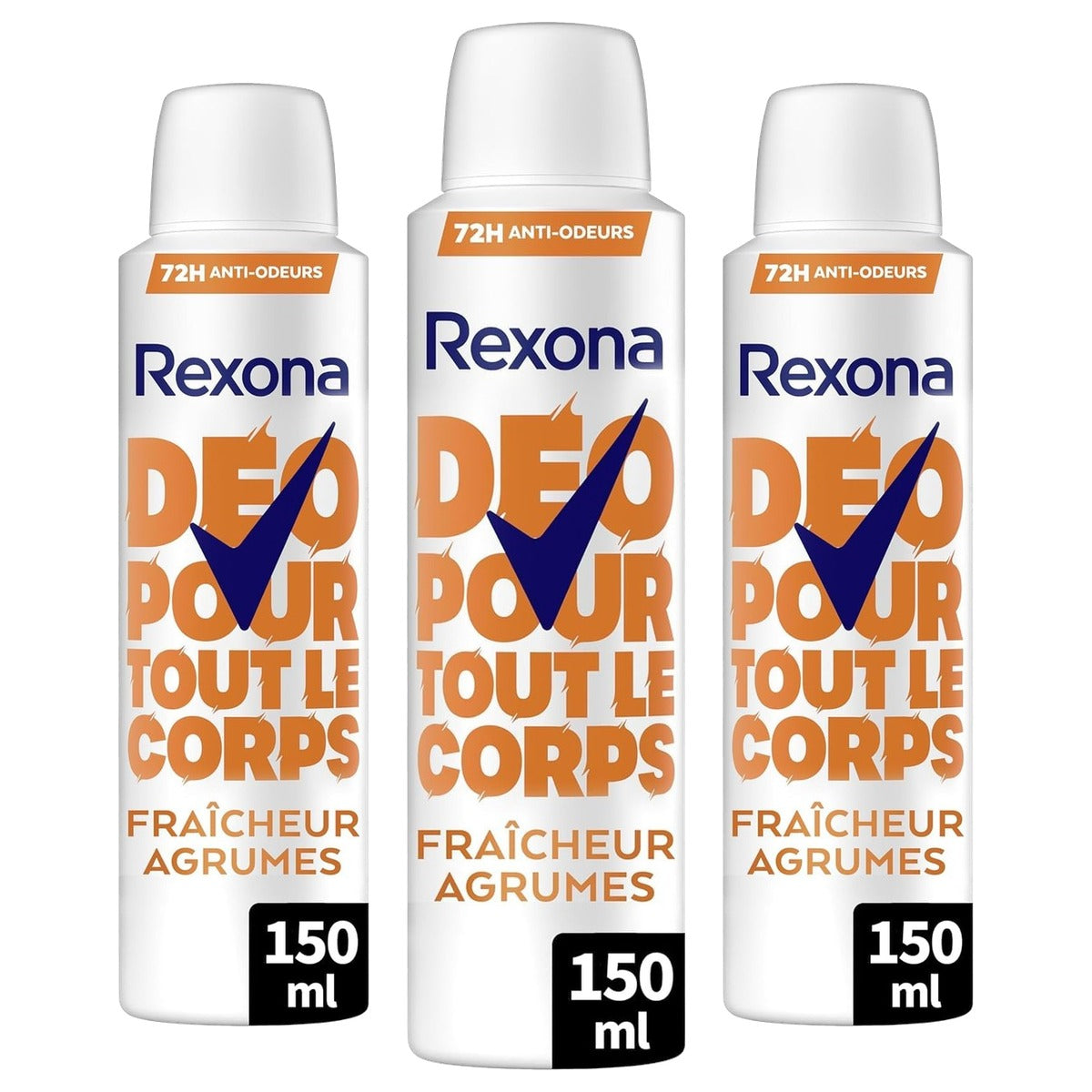 Rexona Full-Body Deodorant Citrusfrisheid 3 x 150 ml - Voordeelverpakking
