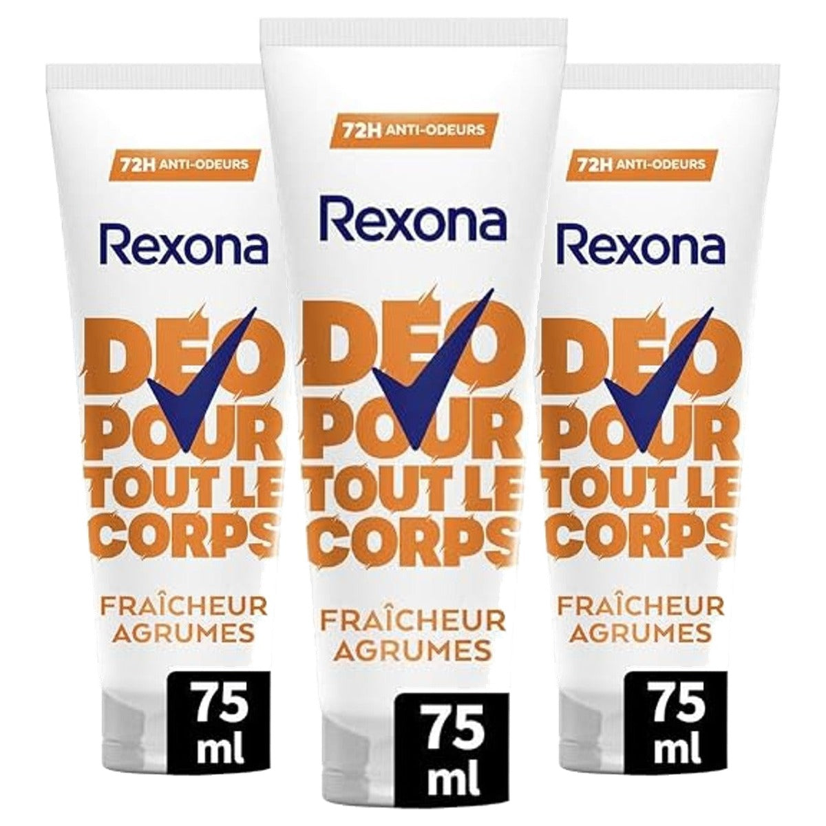 Rexona Full-Body Deodorant Crème Citrusfrisheid 3 x 75 ml - Voordeelverpakking