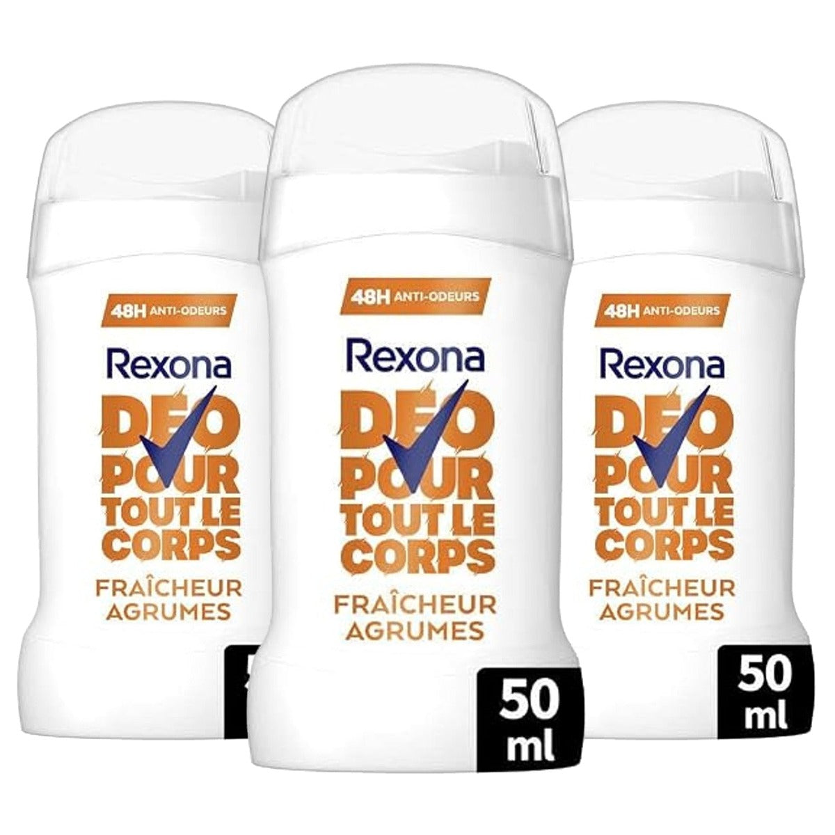 Rexona Full-Body Deodorant Stick Citrusfrisheid 3 x 50 ml - Voordeelverpakking