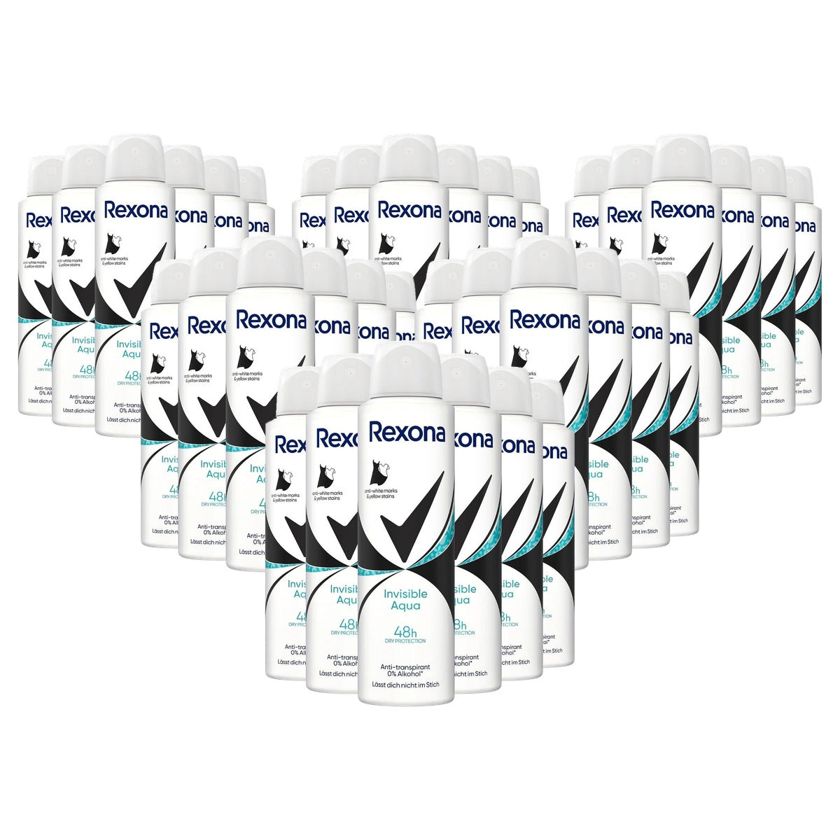 Rexona Invisible Aqua deodorantspray - 6-pack