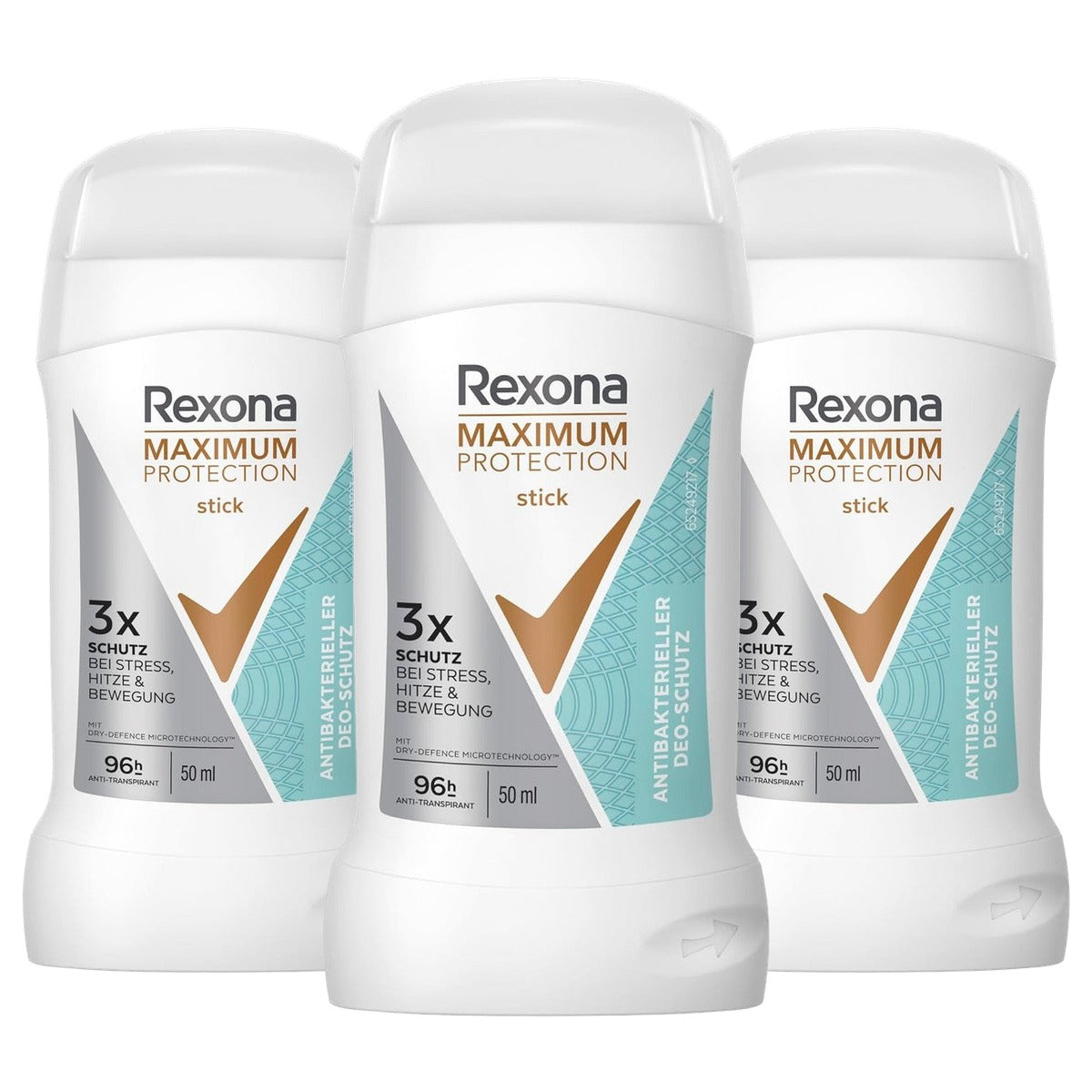 Rexona Maximum Protection Antitranspirant Stick 3 x 50 ml - Voordeelverpakking
