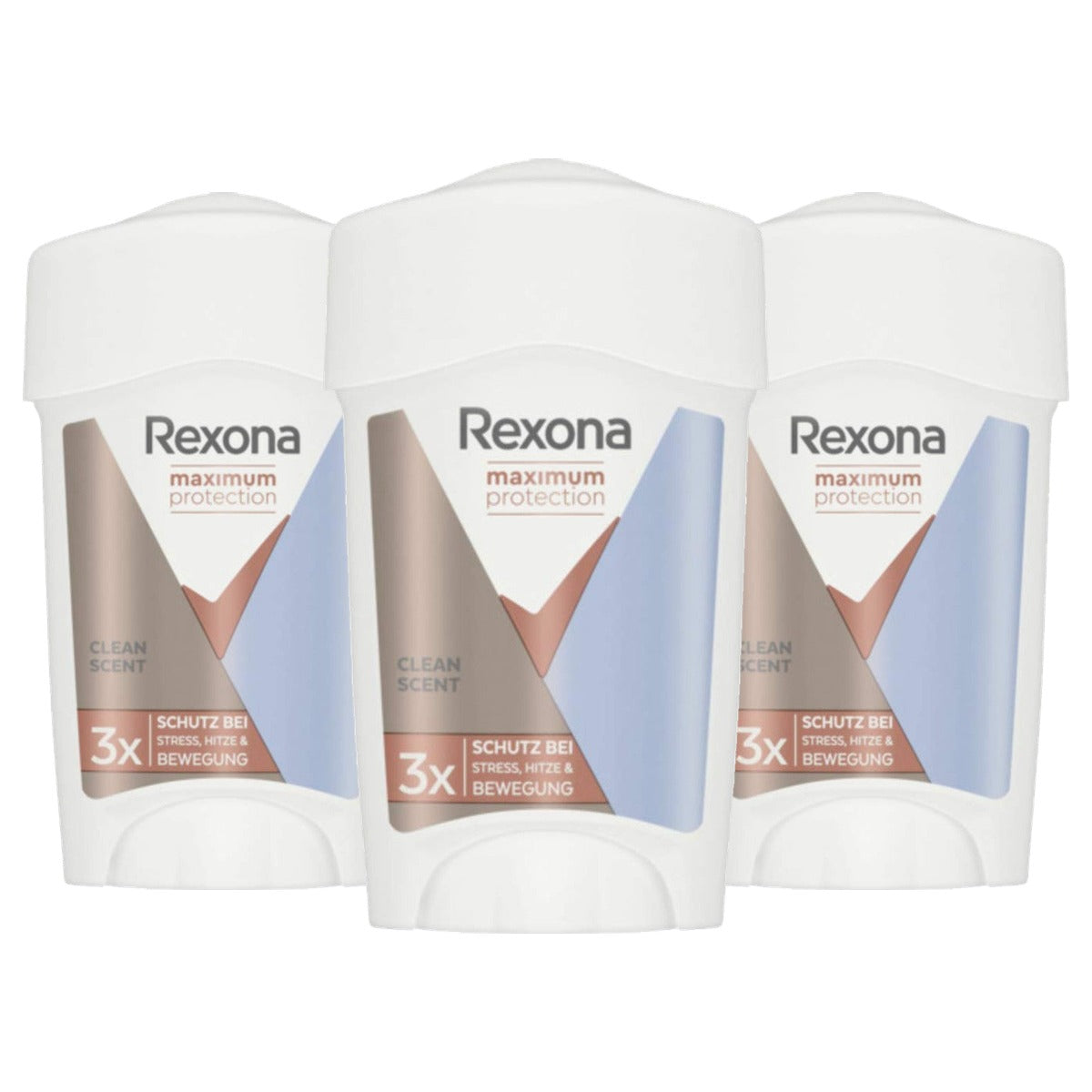 Rexona Maximum Protection Clean Scent - Pack de 6 3 x 45 ml - Voordeelverpakking