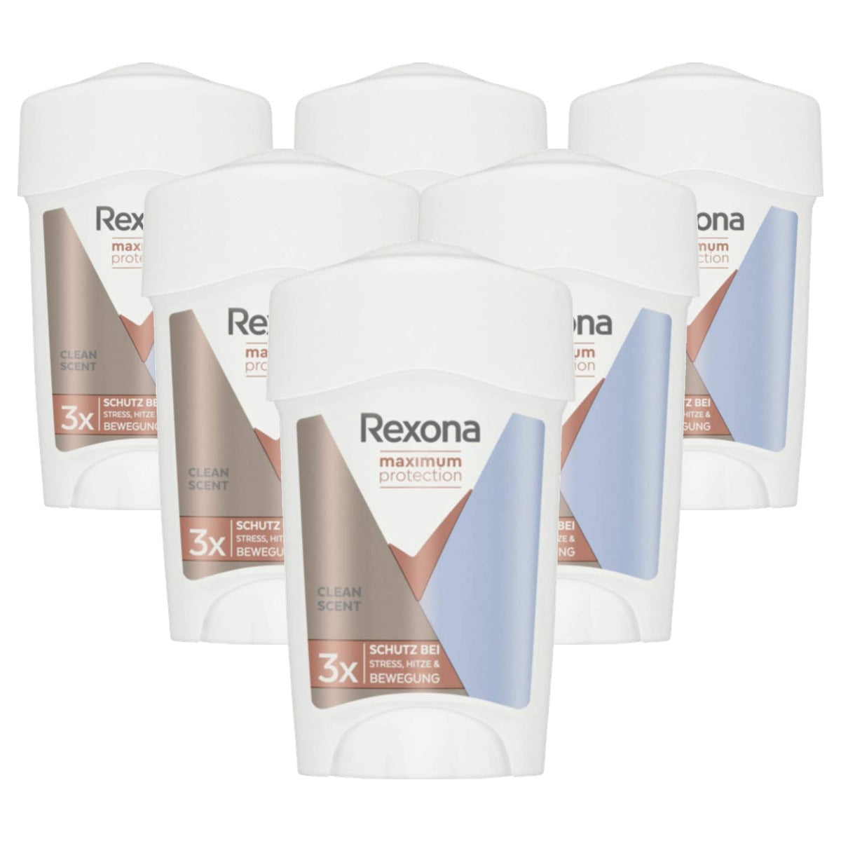 Rexona Maximum Protection Clean Scent - Pack de 6 6 x 45 ml - Voordeelverpakking