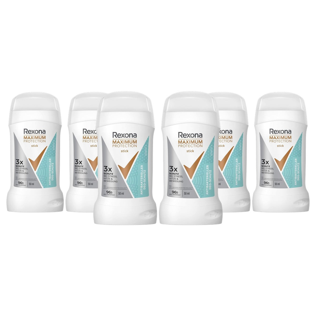 Rexona Maximum Protection Deo Stick voor dames 3 x 50 ml - Voordeelverpakking