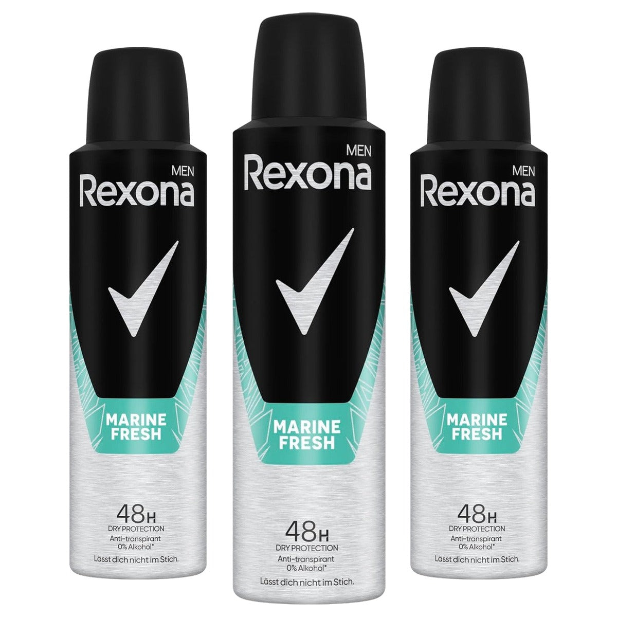 Rexona Men Marine Fresh Deospray 3 x 150 ml - Voordeelverpakking