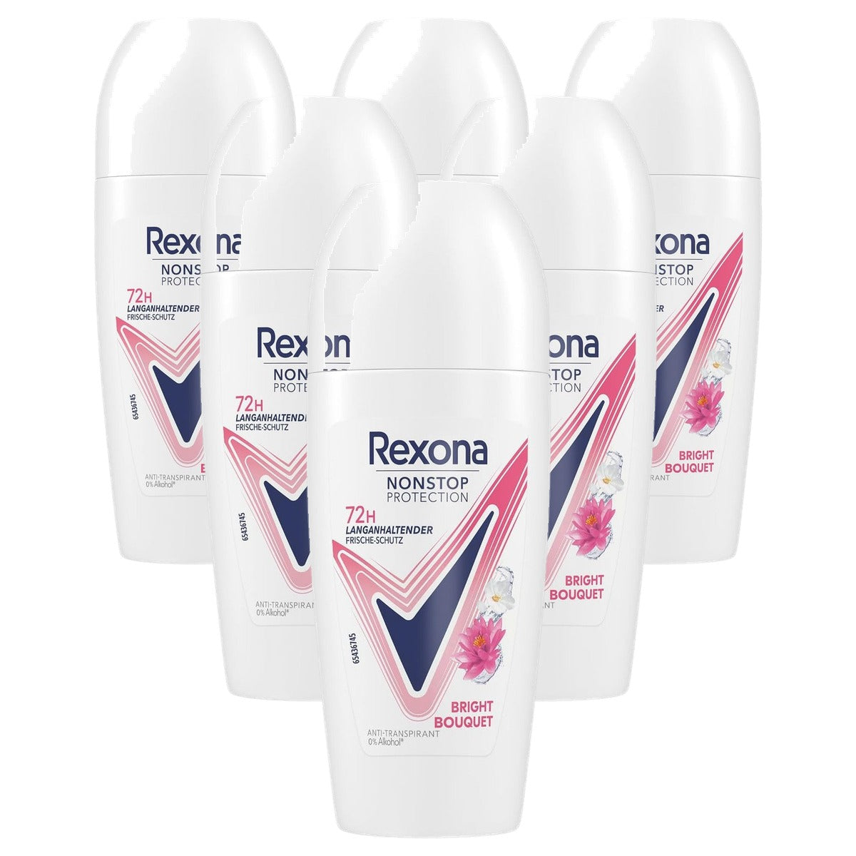 Rexona Nonstop Protection Bright Bouquet Deo Roll-On 6 x 50 ml - Voordeelverpakking