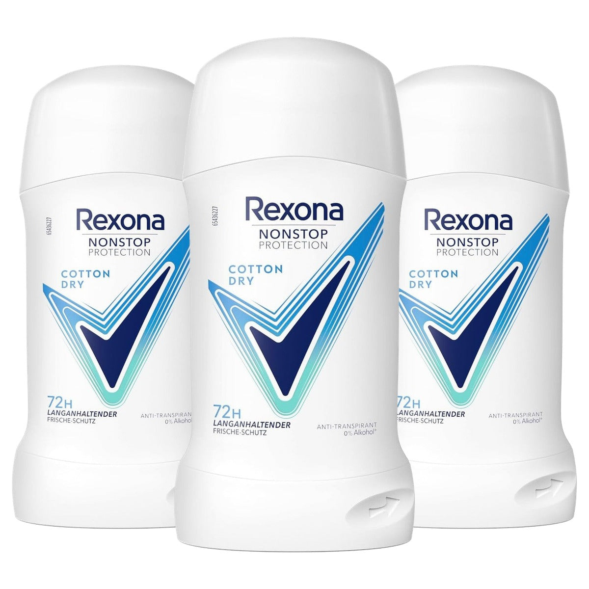 Rexona Nonstop Protection Cotton Dry deostick 3 x 50 ml - Voordeelverpakking