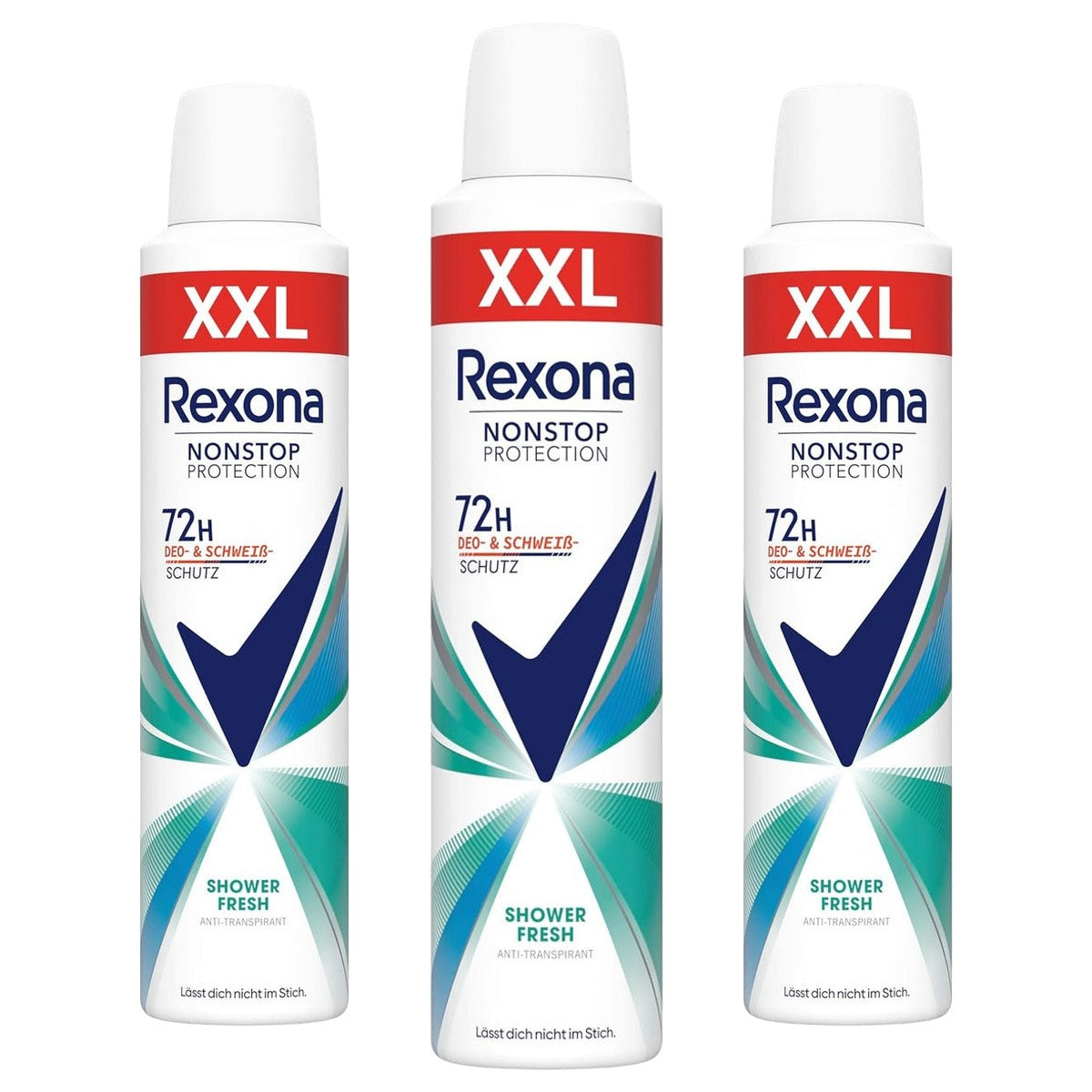 Rexona Nonstop Protection Shower Fresh XXL 3 x 250 ml - Voordeelverpakking